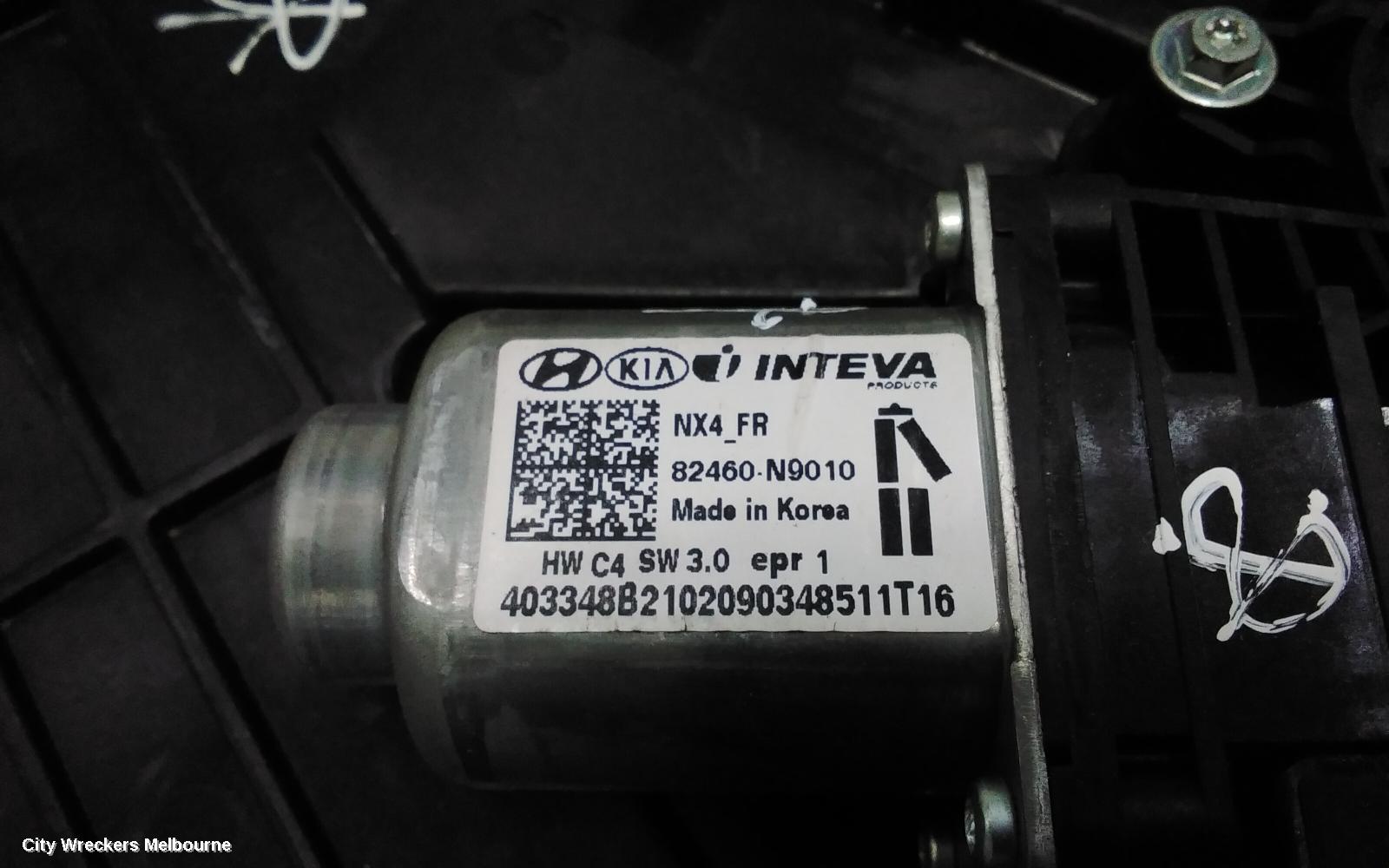 HYUNDAI TUCSON RIGHT FRONT WINDOW REG/MOTOR, NX4, DOOR REG ASSY (REG AND MOTOR), 02/2021 ONWARDS - Image 2