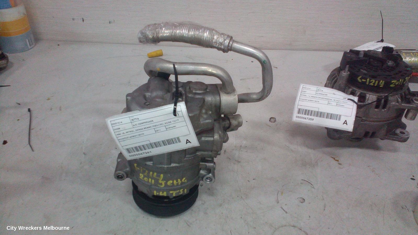 VOLKSWAGEN JETTA A/C COMPRESSOR, 1KM-1B, PETROL, DENSO BRAND (7SEU17C), 02/2006 - 12/2017 - Image 3