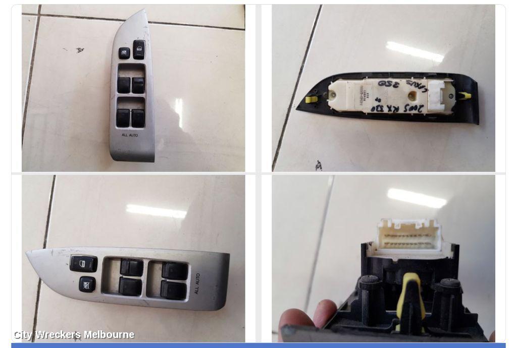 LEXUS RX330 PWR DR WIND SWITCH, RH FRONT (MASTER SWITCH), 04/2003 - 11/2005 - Image 1