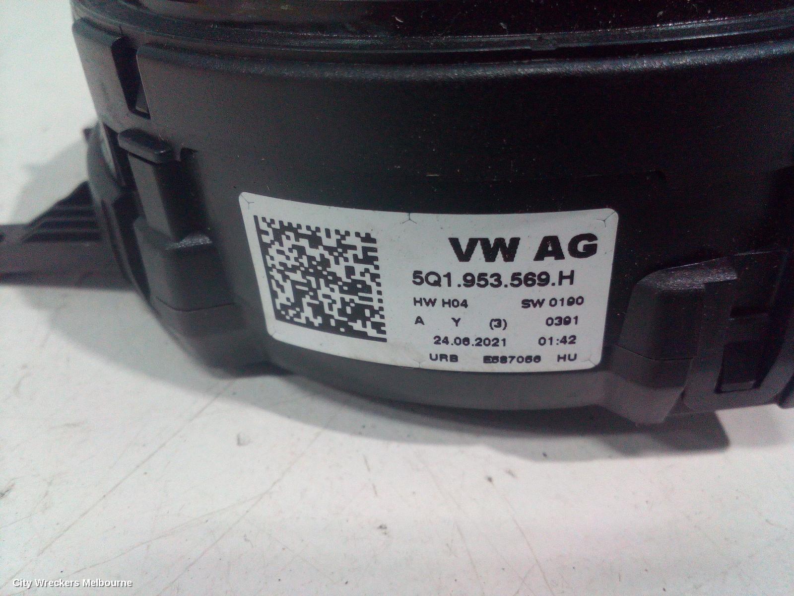 VOLKSWAGEN T-ROC AIRBAG MODULE/SENSOR, CLOCKSPRING, A1, 03/2020 ONWARDS - Image 2