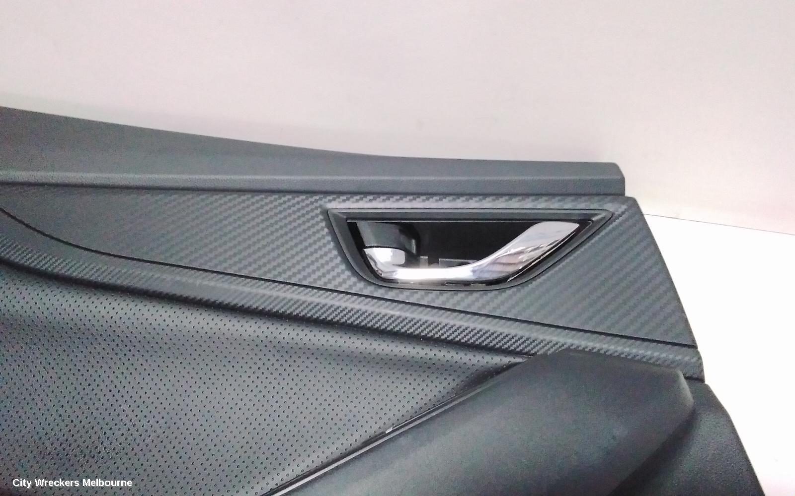 SUBARU IMPREZA DOOR TRIM, LH REAR, G5, LEATHER, 11/2016 ONWARDS - Image 2