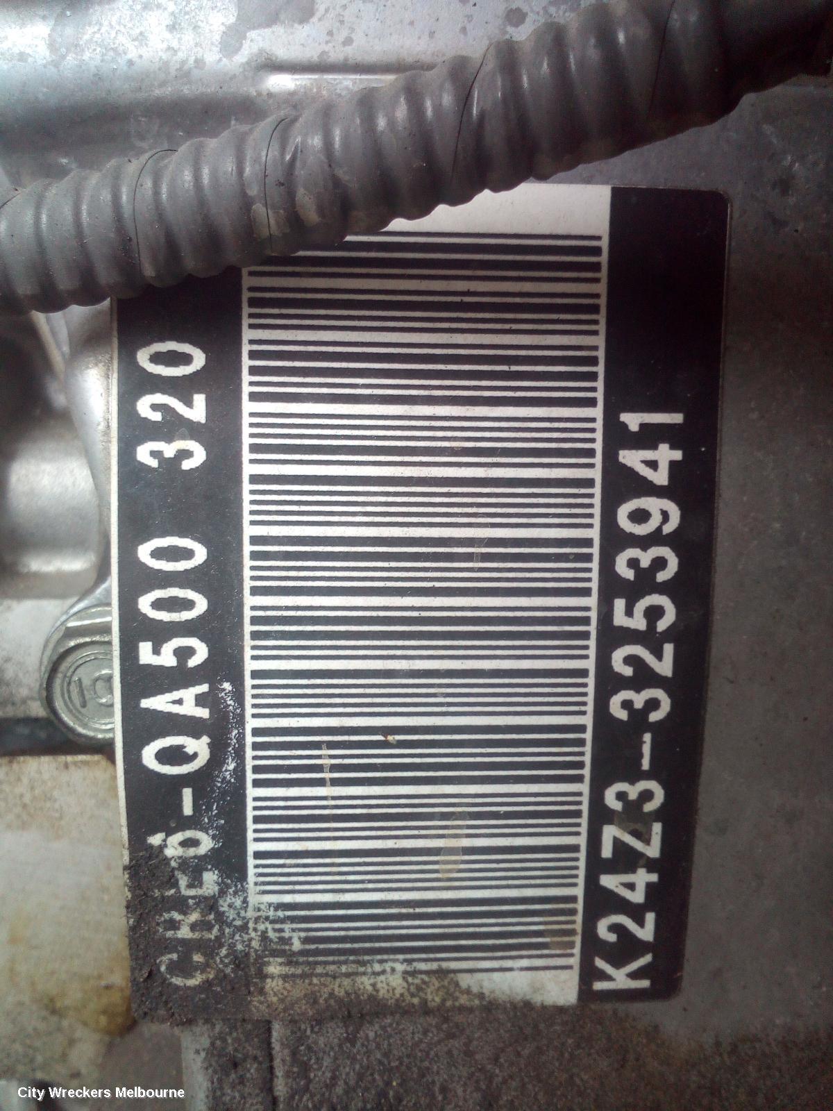 HONDA ACCORD ENGINE, 2.4, K24Z3, 8TH GEN, EURO (VIN JHMCU), 06/2008 - 12/2015 - Image 1