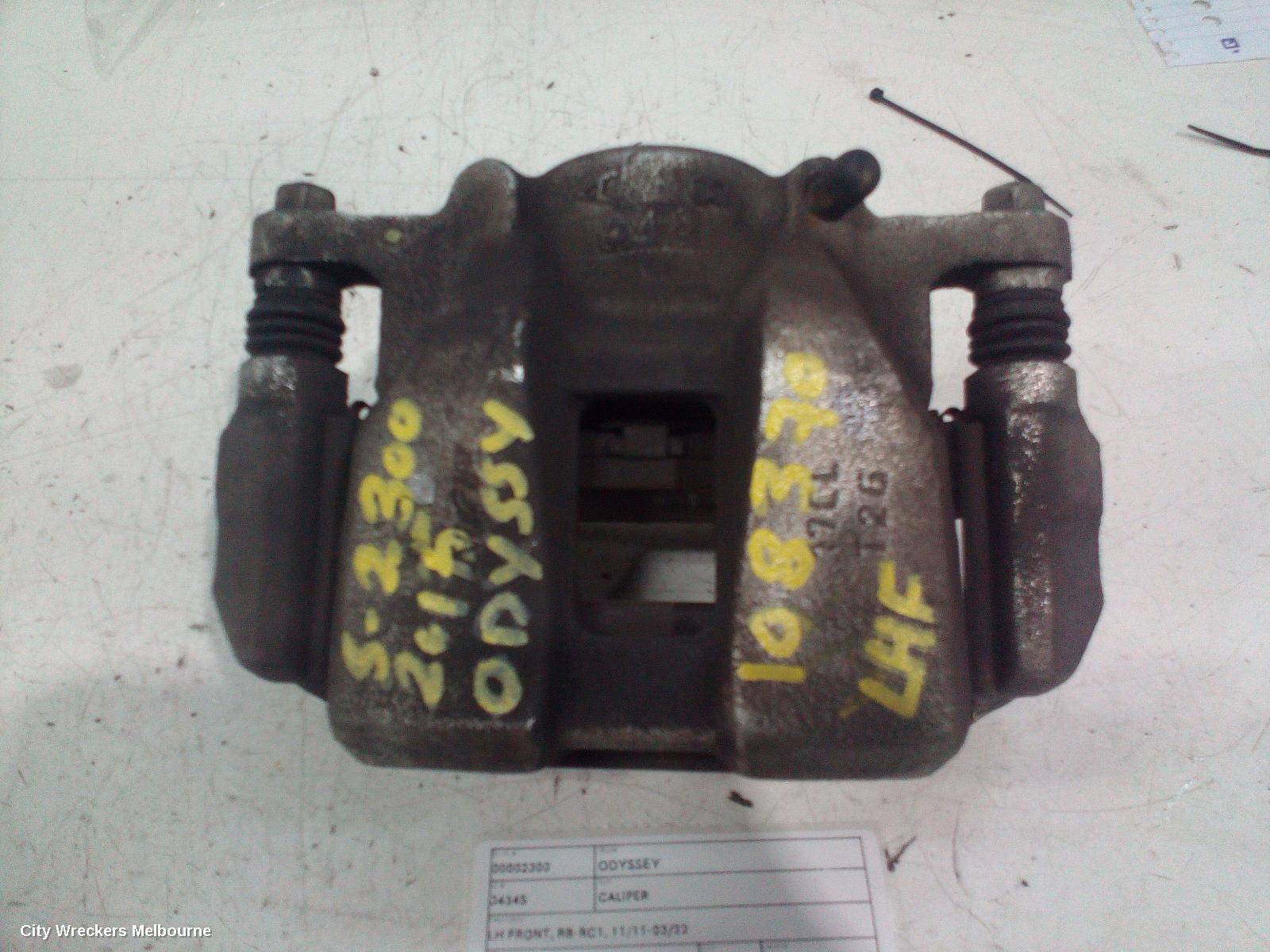 HONDA ODYSSEY CALIPER, LH FRONT, RB-RC1, 11/2011 - 03/2022 - Image 2