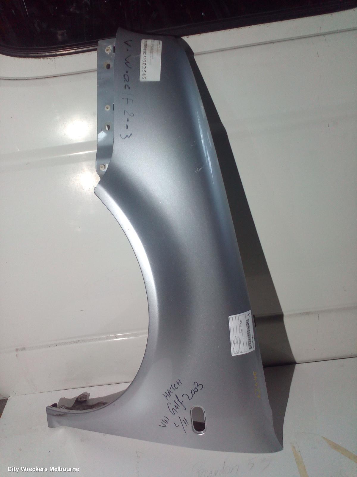 VOLKSWAGEN GOLF LEFT GUARD, GEN 4, HATCH, 09/1998 - 06/2004 - Image 2
