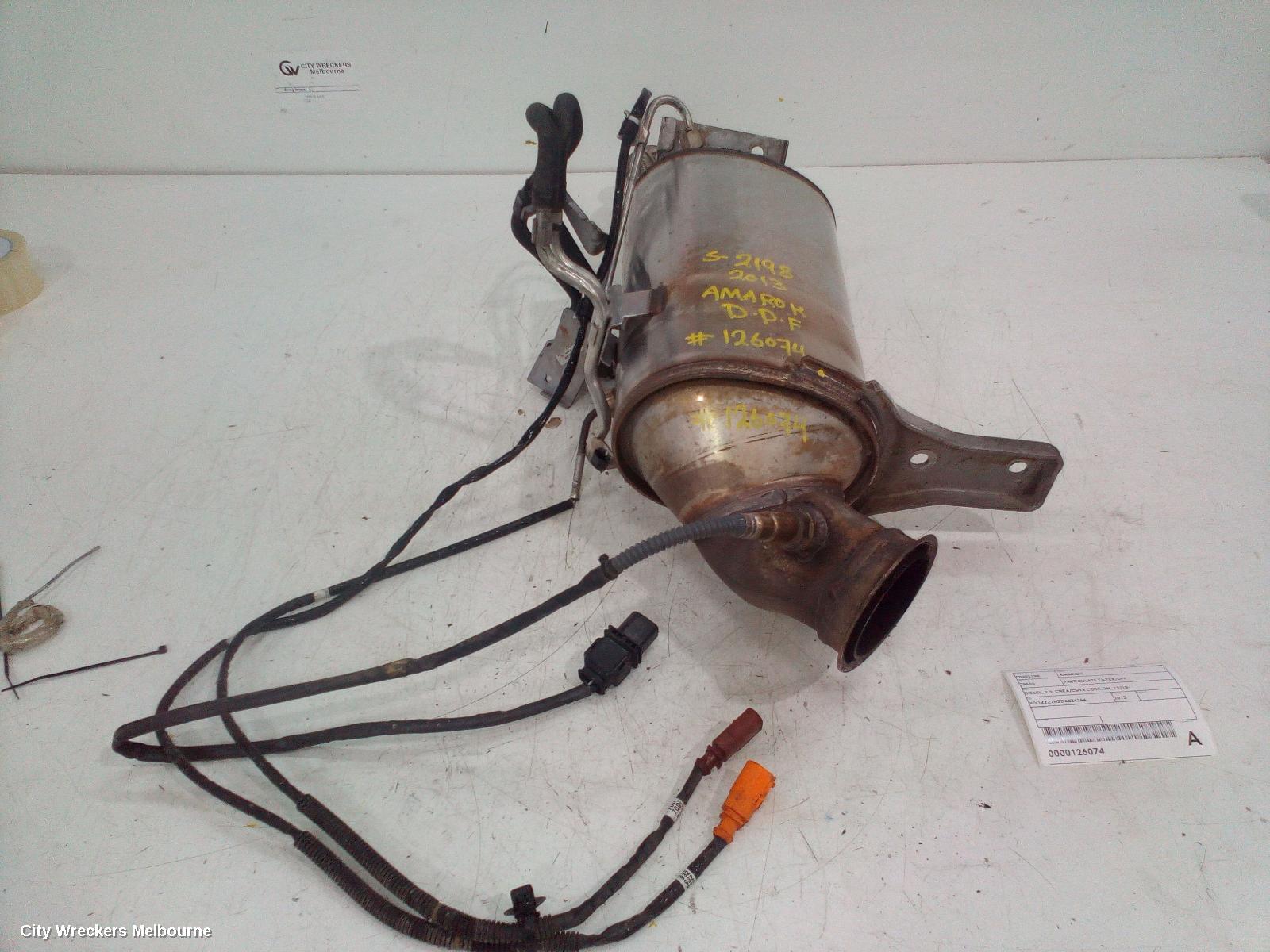VOLKSWAGEN AMAROK PARTICULATE FILTER/DPF, DIESEL, 2.0, CNEA/CSHA CODE, 2H, 12/2010 ONWARDS - Image 2