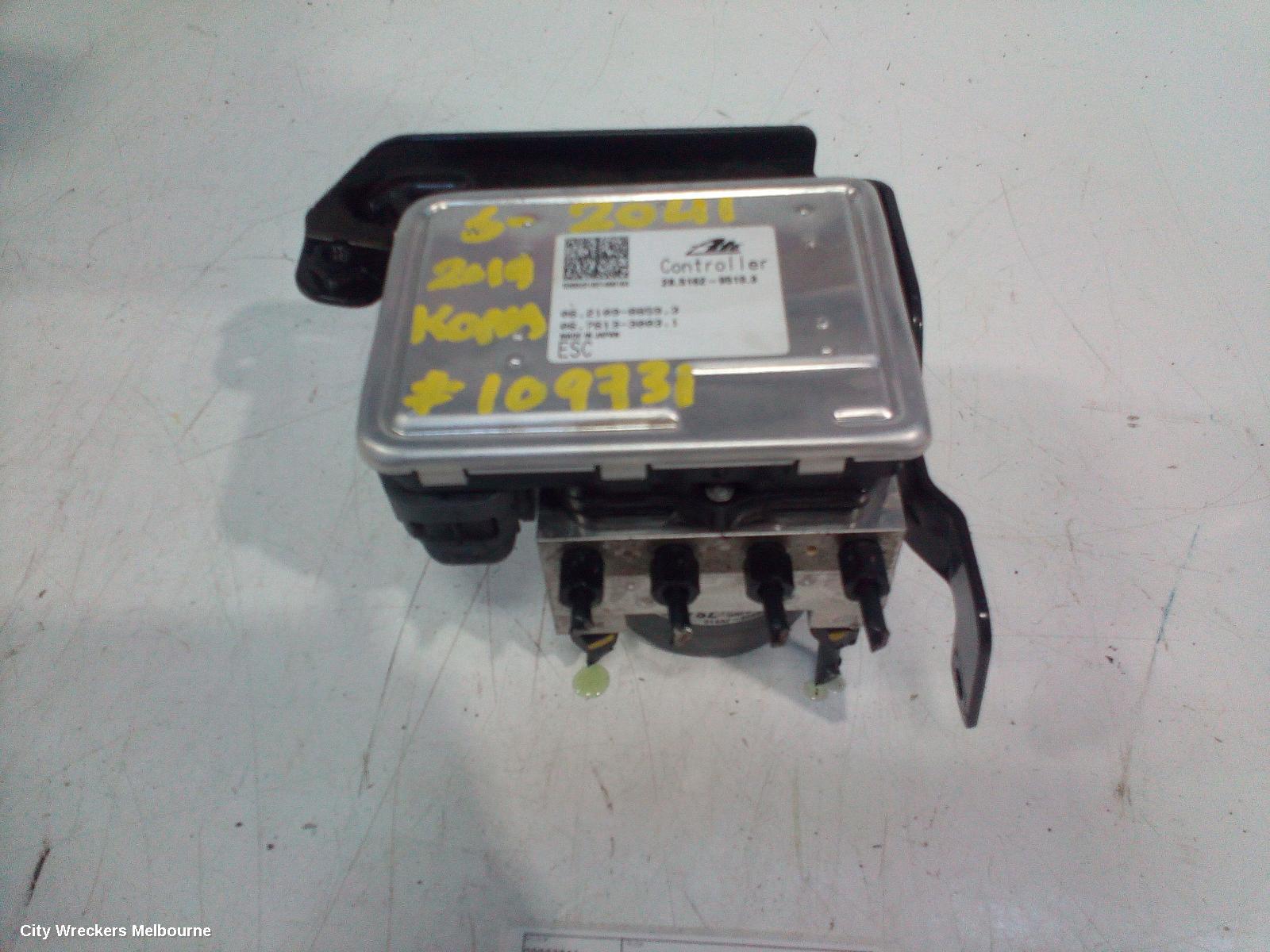 HYUNDAI KONA ABS PUMP/MODULATOR, OS, P/N 58900J9910, 09/2017 ONWARDS - Image 1