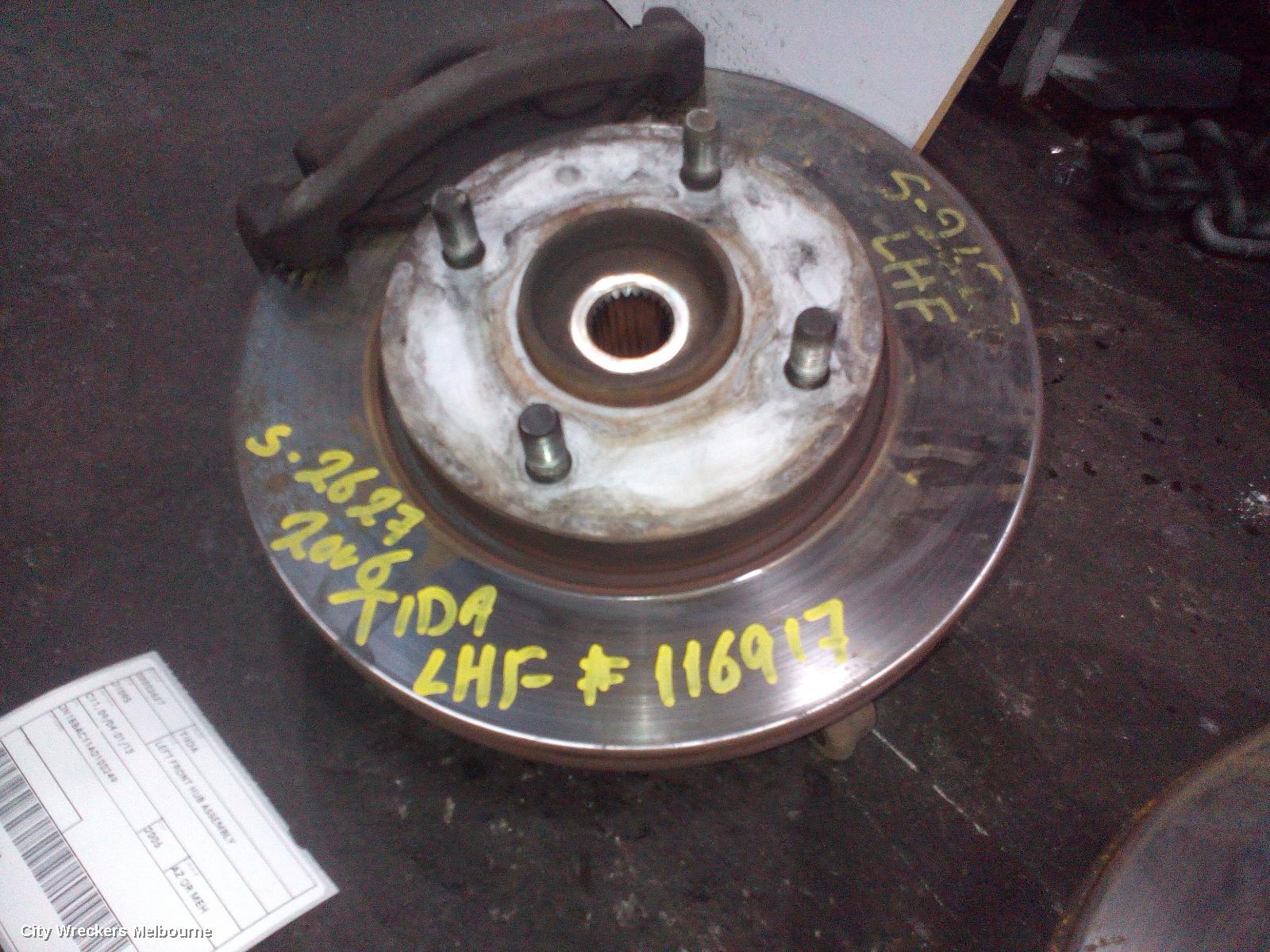NISSAN TIIDA LEFT FRONT HUB ASSEMBLY, C11, 09/2004 - 01/2013 - Image 2