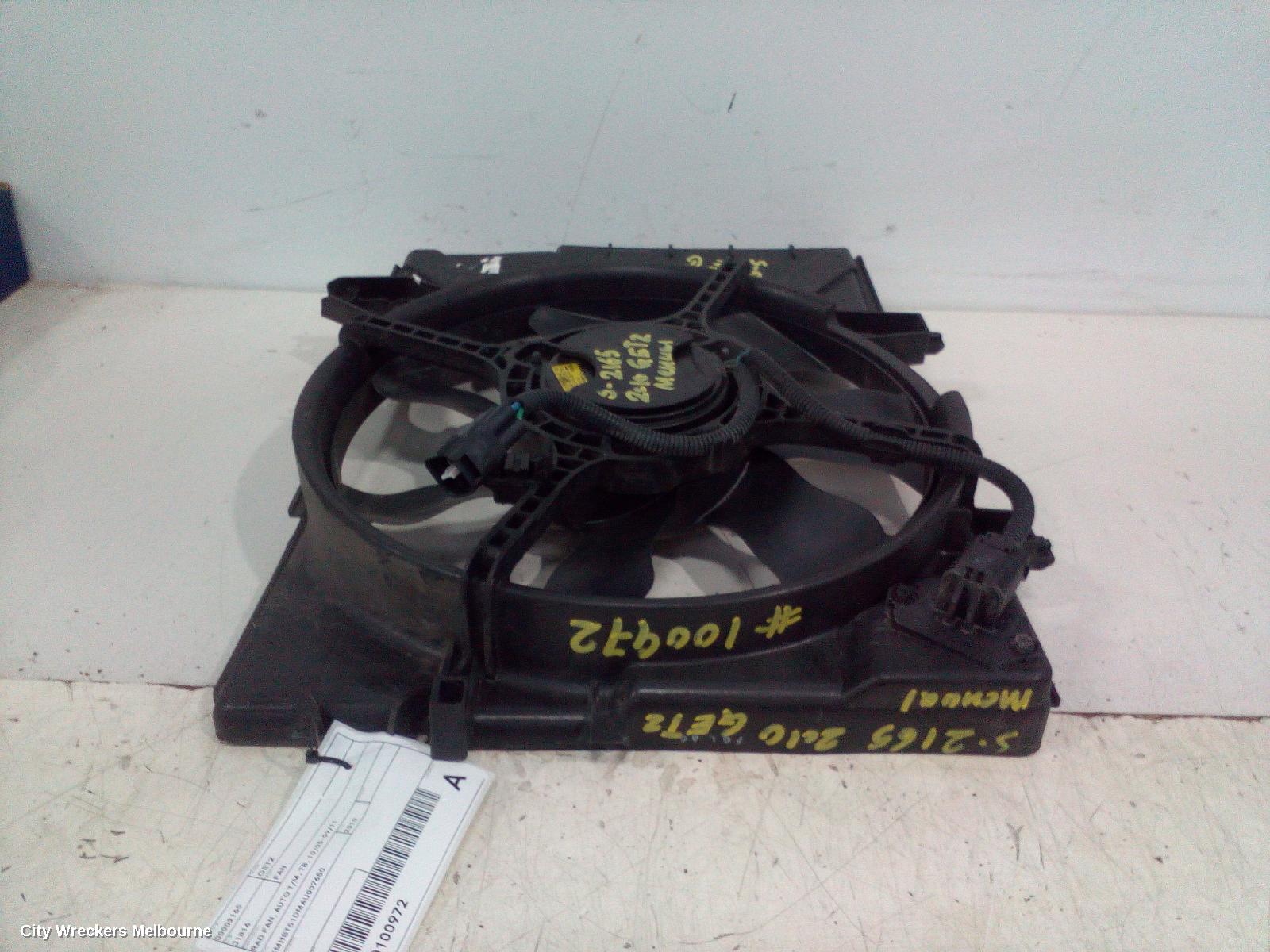 HYUNDAI GETZ FAN, RAD FAN, AUTO T/M, TB, 10/2005 - 09/2011 - Image 3