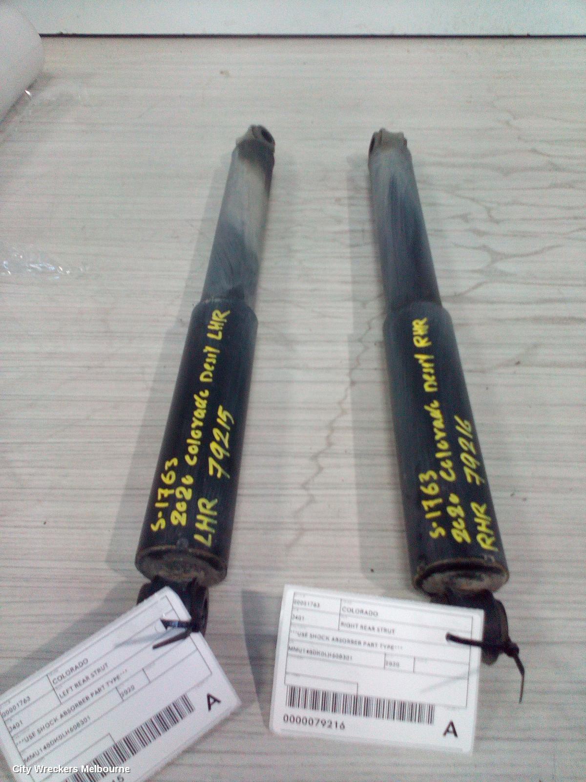 HOLDEN COLORADO RIGHT REAR STRUT, ***USE SHOCK ABSORBER PART TYPE*** - Image 2
