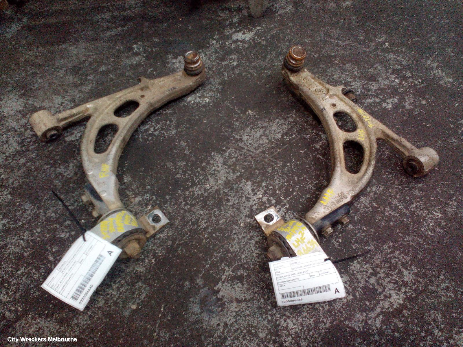 SUBARU IMPREZA LEFT FRONT LOWER CONTROL ARM, SEDAN, ALLOY TYPE, 10/2000 - 04/2007 - Image 2