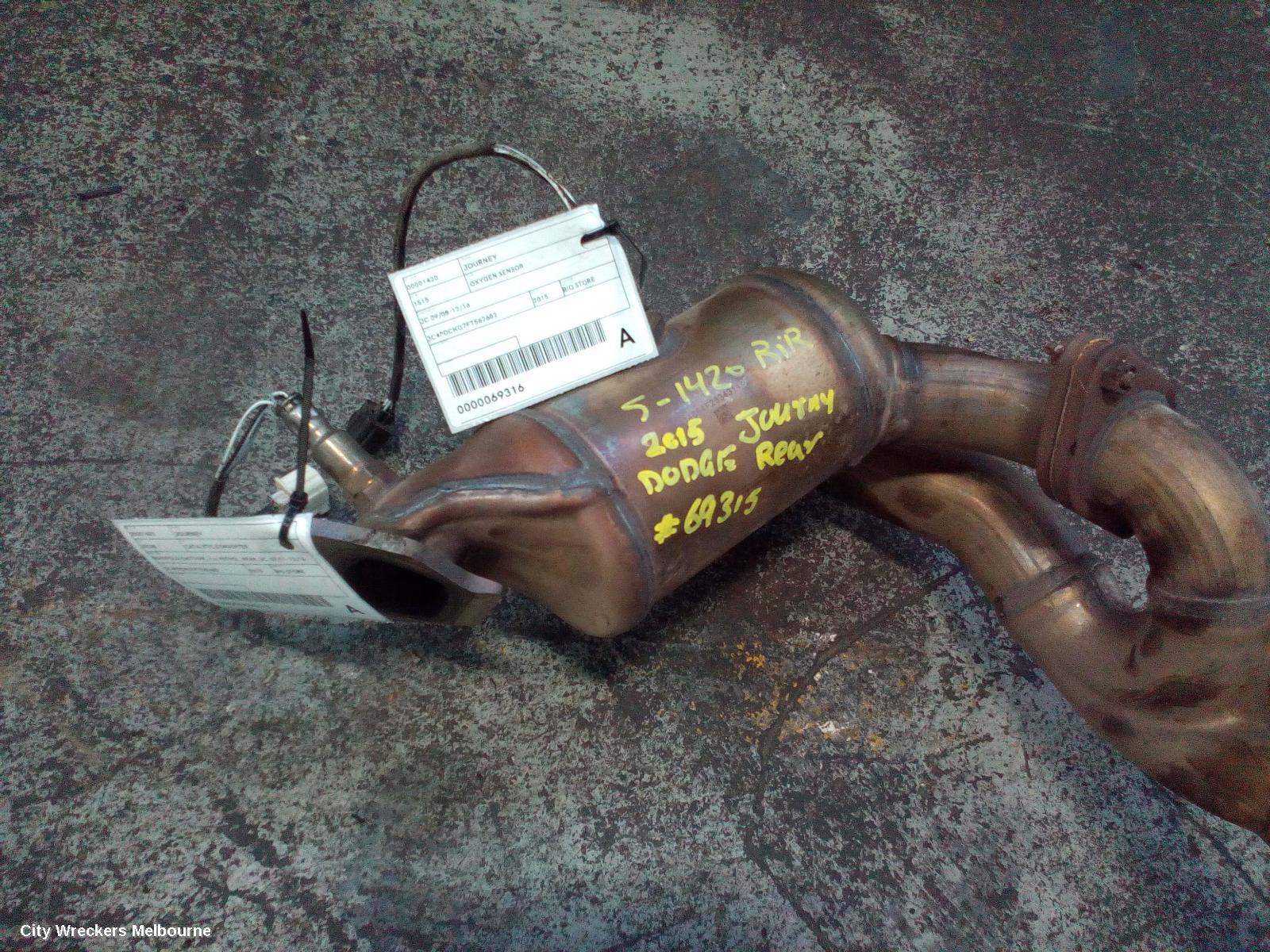 DODGE JOURNEY CATALYTIC CONVERTER, MANIFOLD-CAT TYPE, 3.6, PETROL, REAR, JC, 07/2011 - 12/2016 - Image 1