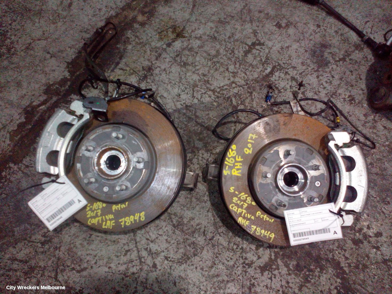 HOLDEN CAPTIVA RIGHT FRONT HUB ASSEMBLY, CG, 01/2011 - 06/2018 - Image 2
