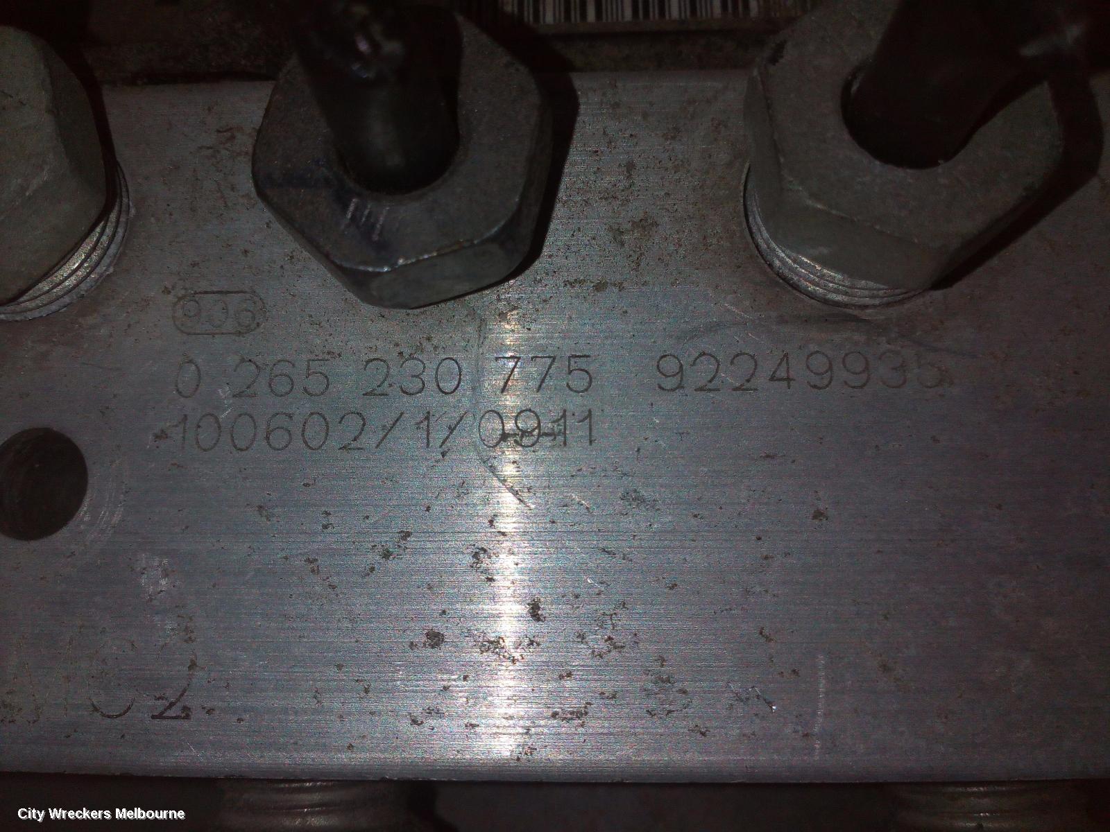 HOLDEN COMMODORE ABS PUMP/MODULATOR, VE, NON TRACTION CONTROL TYPE, 08/2006 - 04/2013 - Image 3