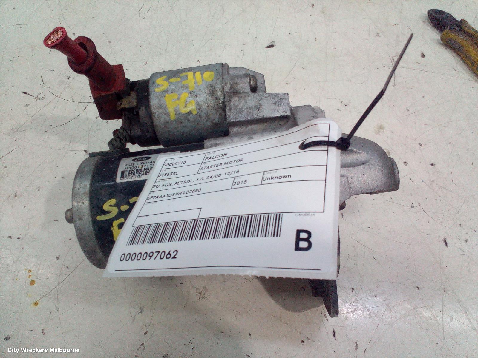 FORD FALCON STARTER, FG-FGX, PETROL, 4.0, 04/2008 - 12/2016 - Image 3