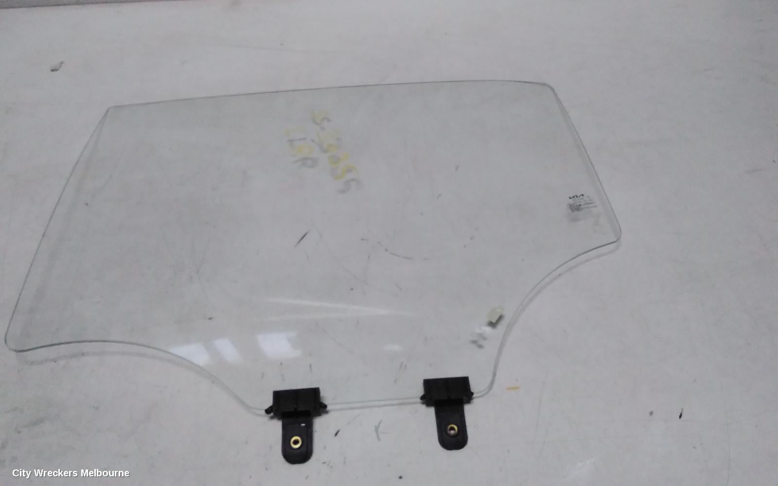 KIA RIO LEFT REAR DOOR WINDOW, YB, 12/2016 - 06/2023 - Image 1