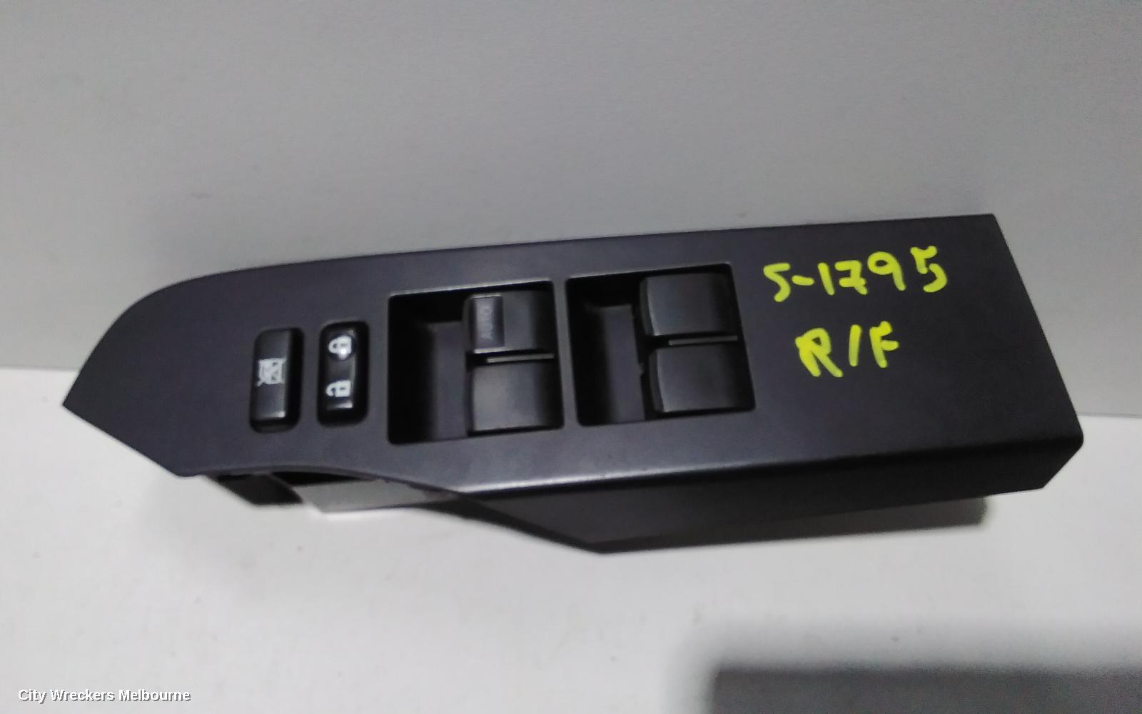 TOYOTA COROLLA PWR DR WIND SWITCH, RH FRONT (MASTER SWITCH), ZRE182R, HATCH, STANDARD, 03/2015 - 06/2018 - Image 2