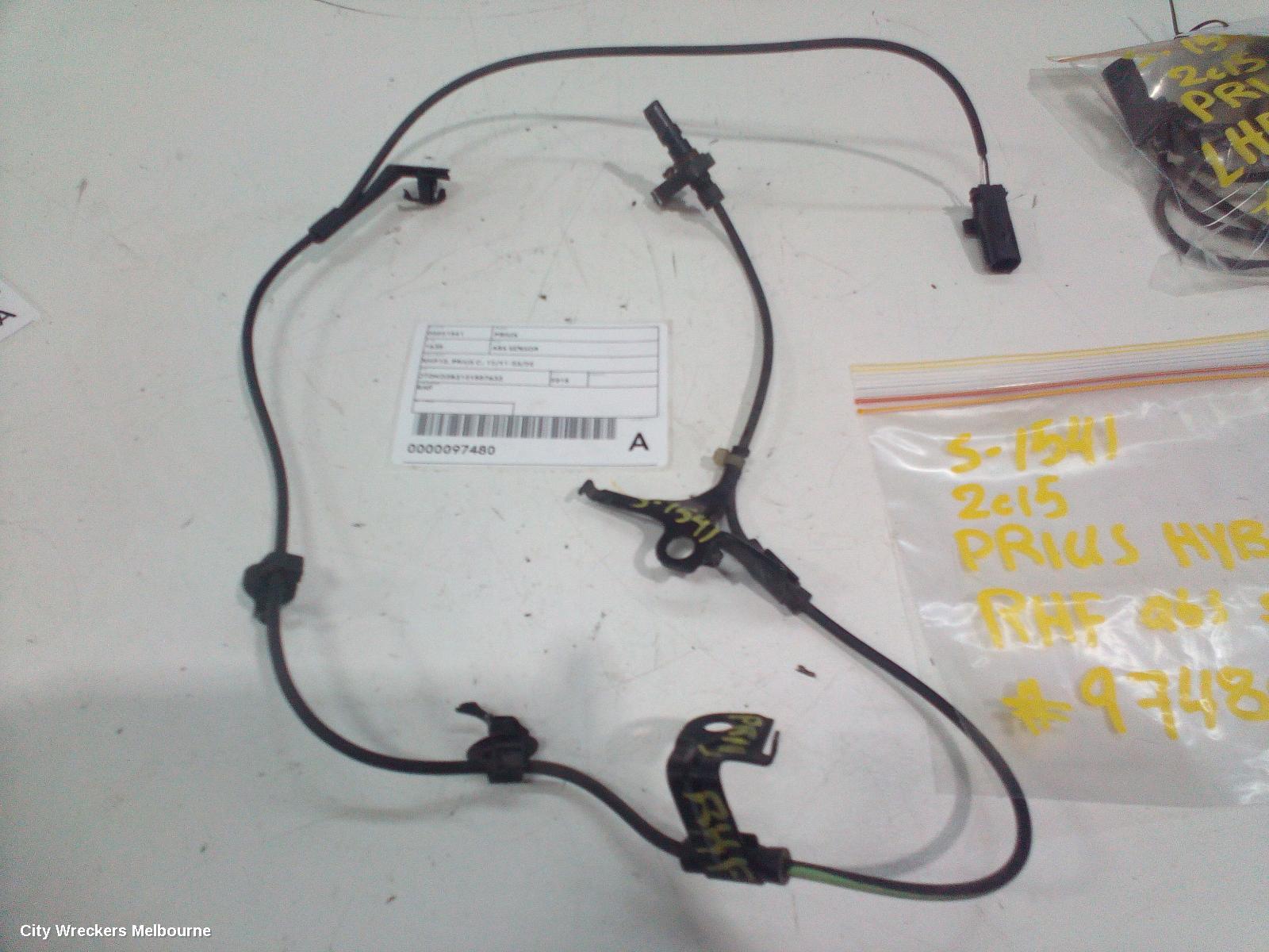TOYOTA PRIUS ABS SENSOR, NHP10, RH FRONT, PRIUS C, 12/2011 - 03/2020 - Image 2