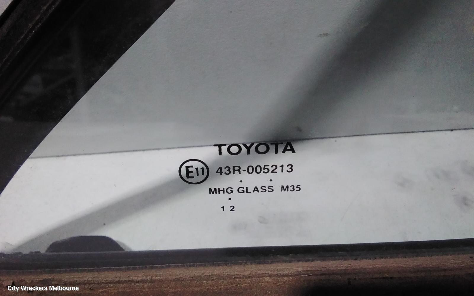 TOYOTA CAMRY RIGHT REAR 1/4 DOOR GLASS, ASV50/AVV50, 12/2011 - 05/2015 - Image 2