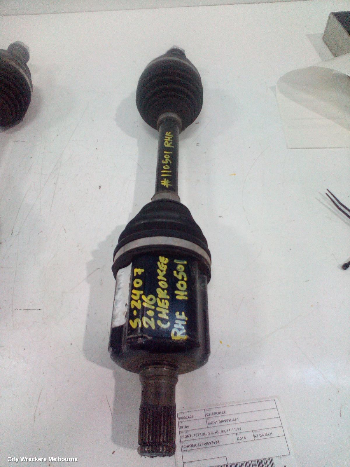 JEEP CHEROKEE RIGHT DRIVESHAFT, FRONT, PETROL, 3.2, KL, 02/2014 - 11/2022 - Image 3