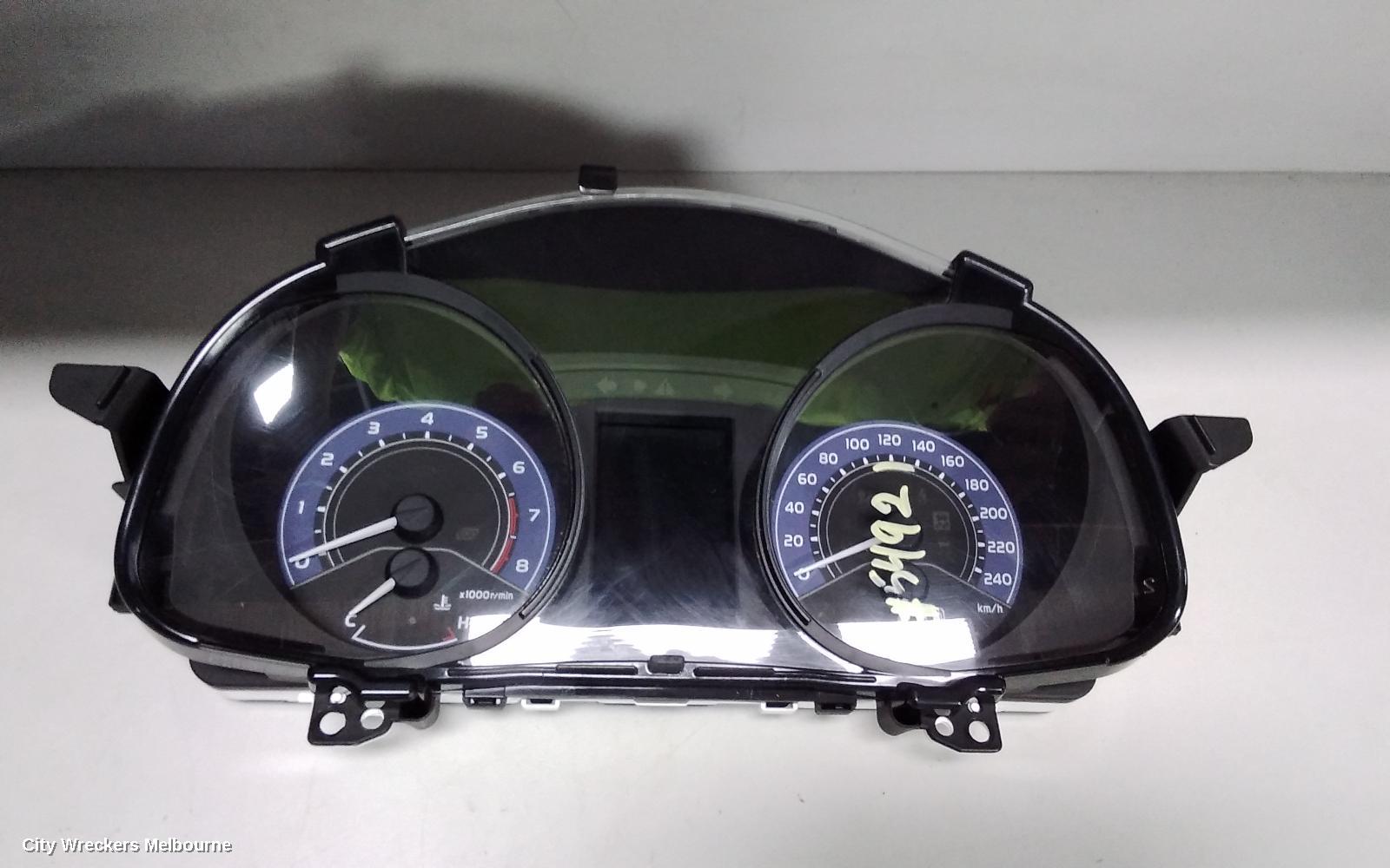 TOYOTA COROLLA INSTRUMENT CLUSTER, 1.8, AUTO T/M TYPE, 2ZR-FE, ZR/SX, ZRE182R, HATCH, 06/2015 - 06/2018 - Image 1