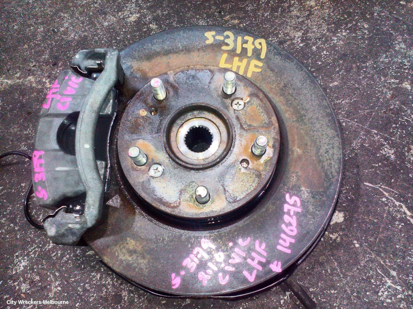 HONDA CIVIC LEFT FRONT HUB ASSEMBLY, PETROL, 2.0, K20Z2, 8TH GEN (VIN MRHFD2), 02/2006 - 12/2011 - Image 2