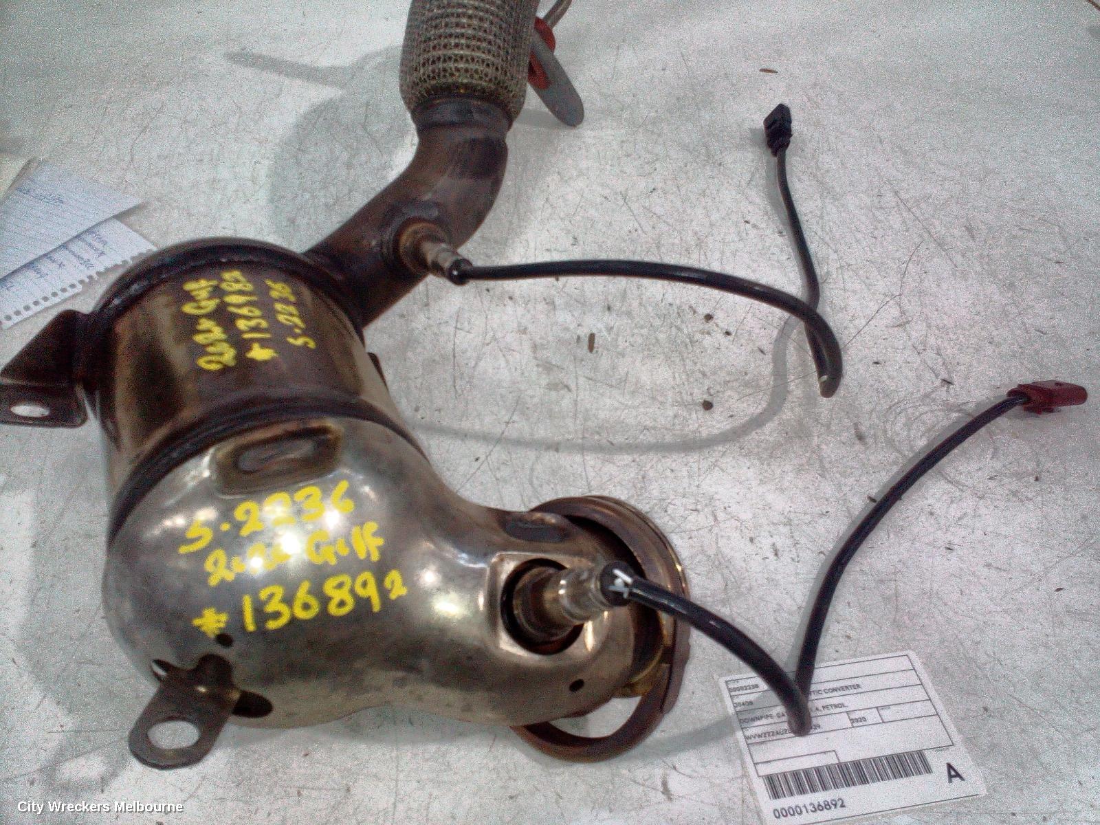 VOLKSWAGEN GOLF CATALYTIC CONVERTER, DOWNPIPE-CAT TYPE, 1.4, PETROL, CPTA/CXSA/CHPA/CMBA/CZCA/CZDA CODE, GEN 7, 01/2013 - 08/2020 - Image 3