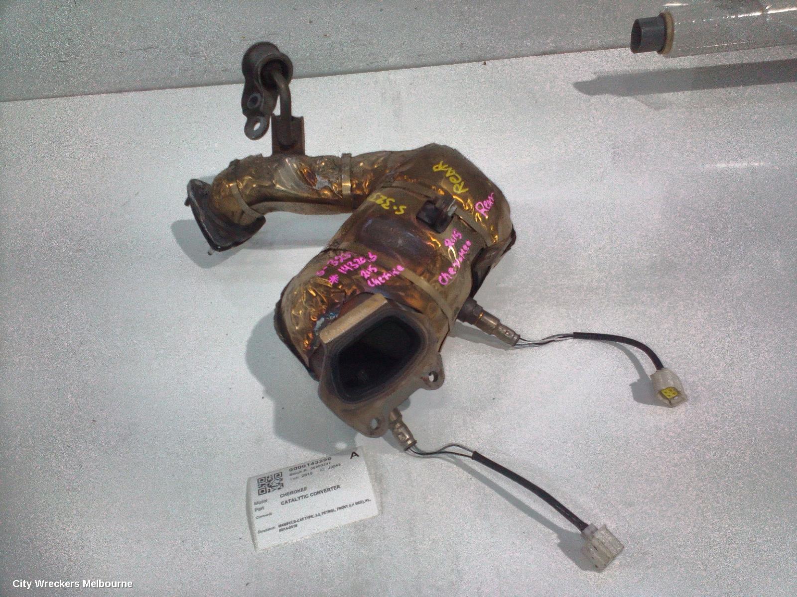 JEEP CHEROKEE CATALYTIC CONVERTER, MANIFOLD-CAT TYPE, 3.2, PETROL, FRONT (LH SIDE), KL, 02/2014 - 03/2018 - Image 2