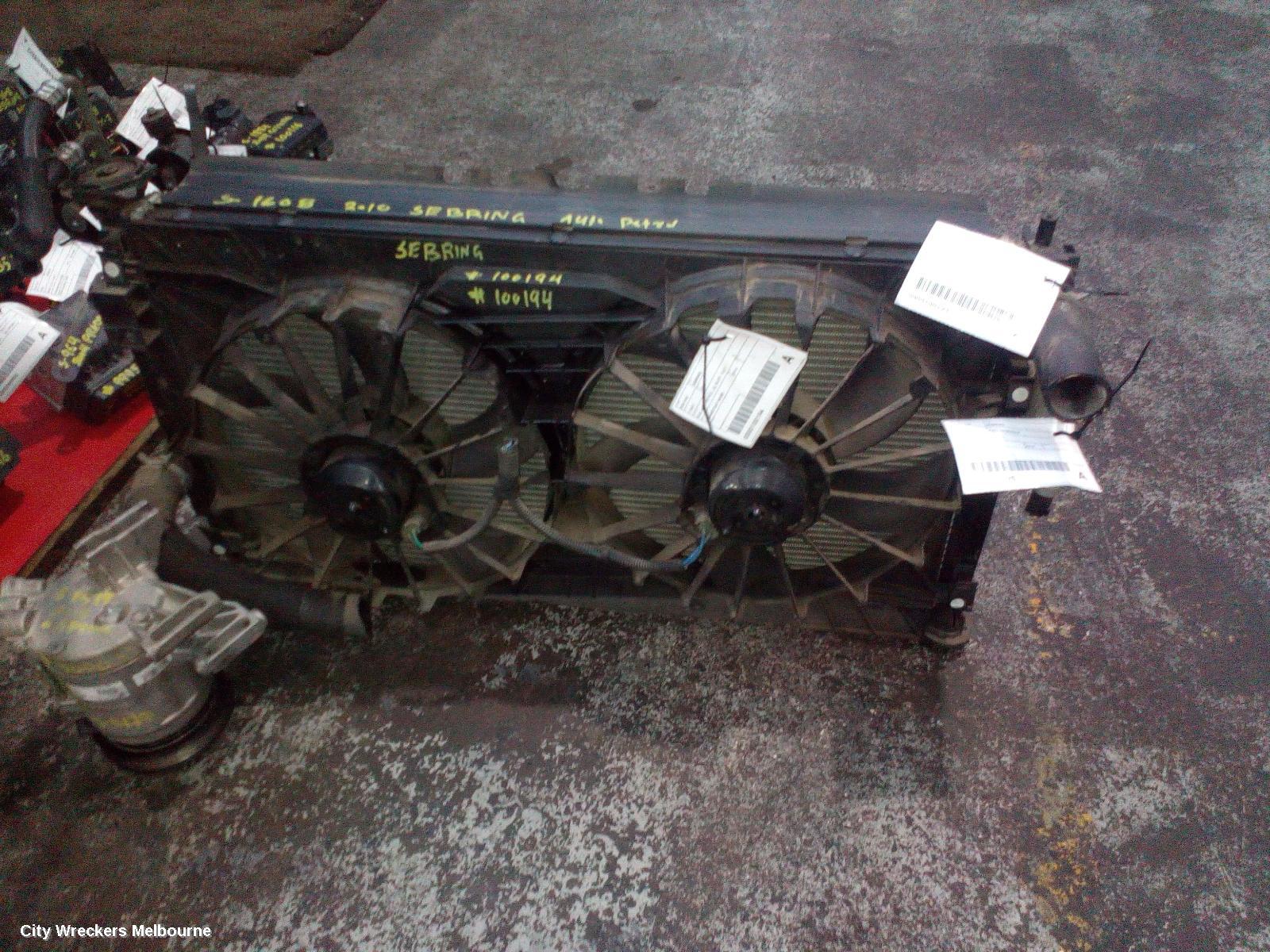 CHRYSLER SEBRING RADIATOR, PETROL, 2.7, JS, 05/2007 - 12/2011 - Image 3