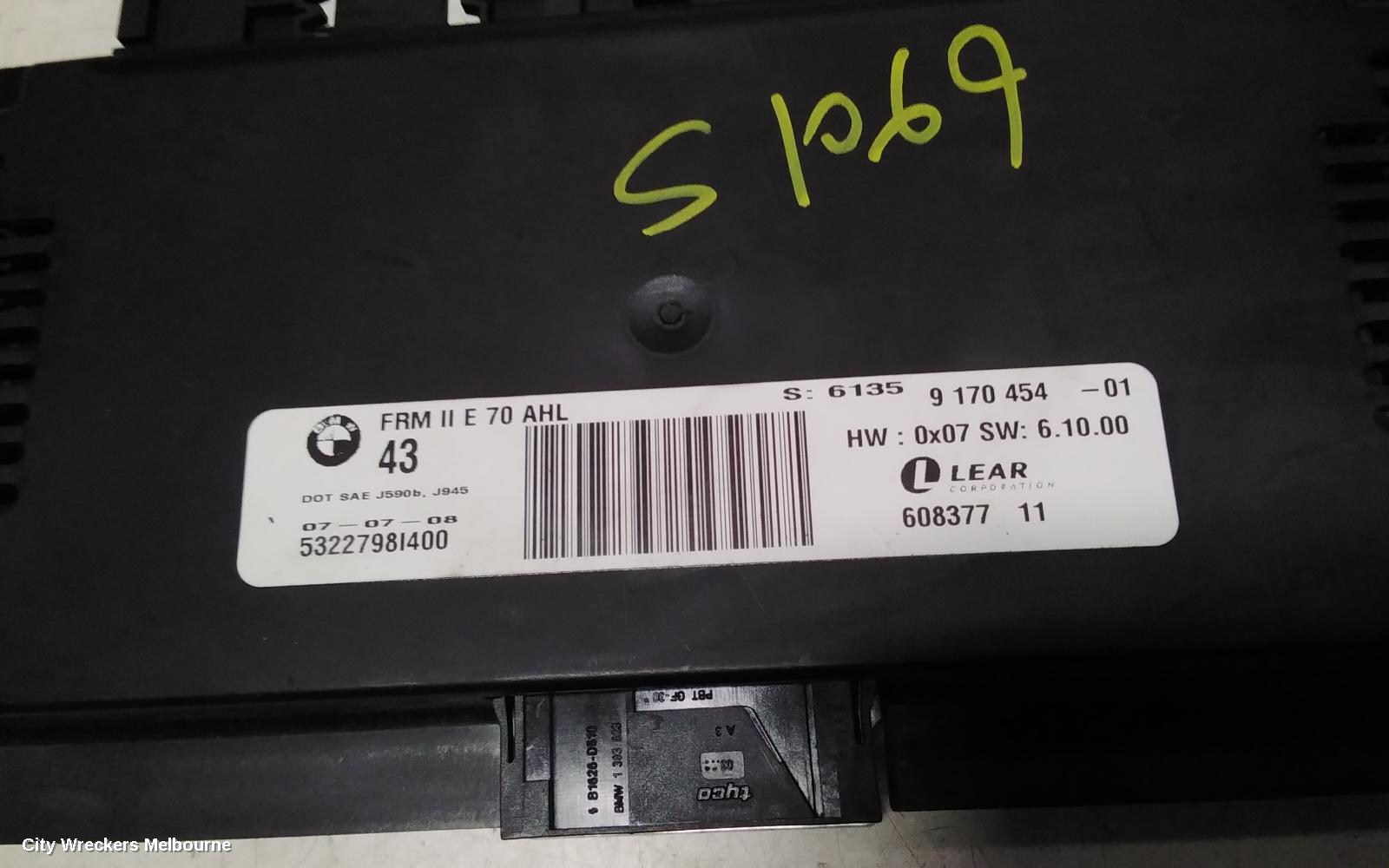 BMW X6 ECU, FOOTWELL MODULE, E71, 07/2008 - 05/2014 - Image 3