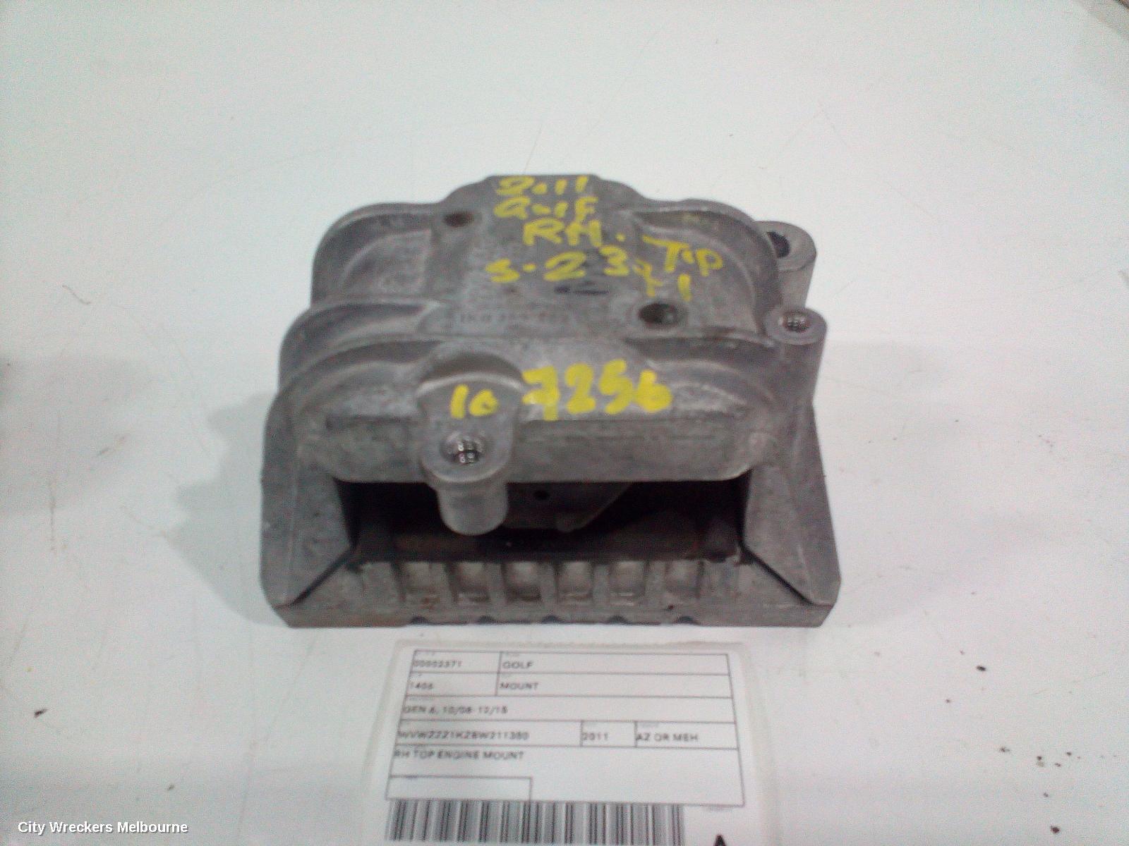 VOLKSWAGEN GOLF MOUNT, GEN 6, 10/2008 - 12/2015 - Image 1