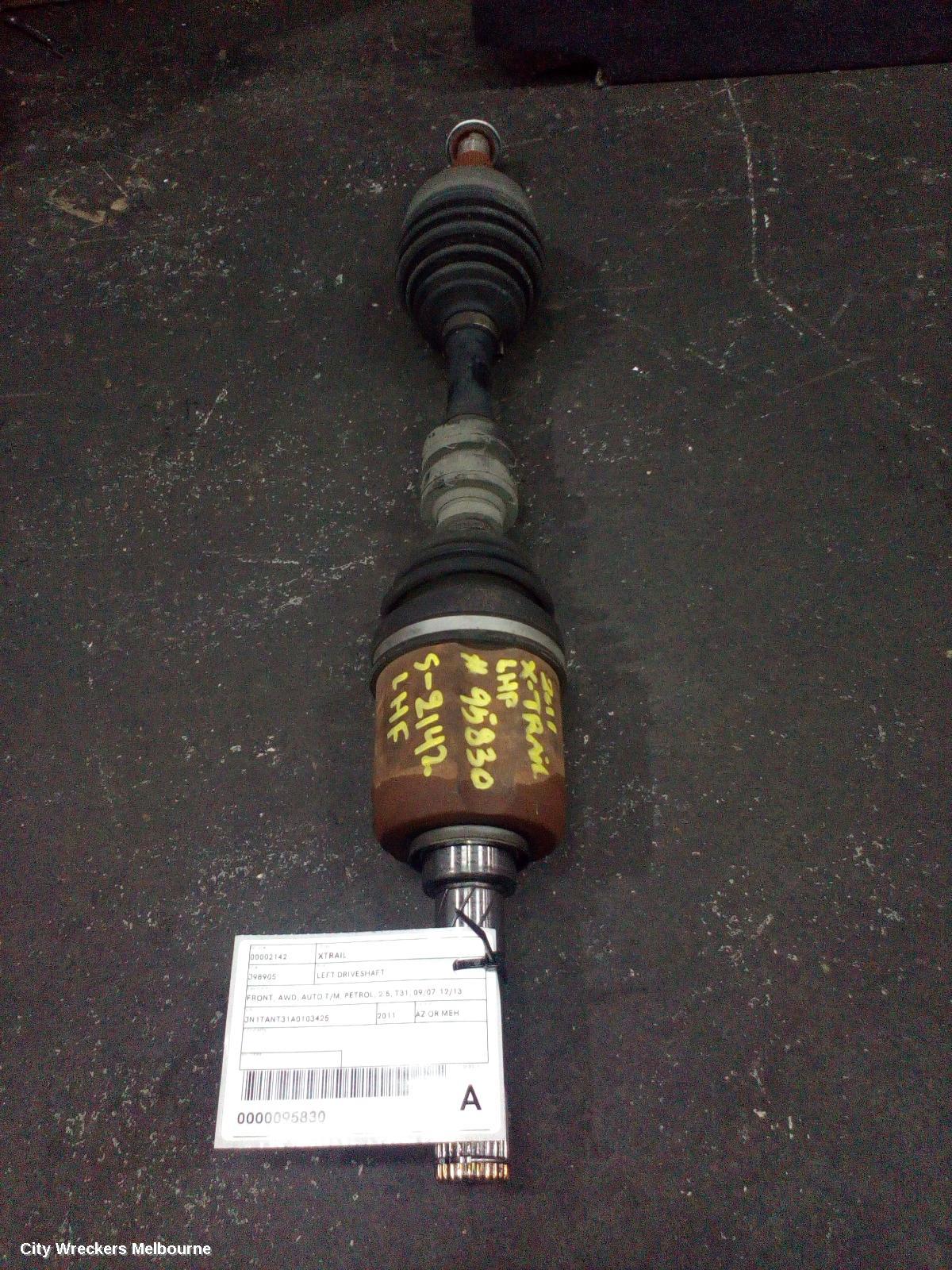 NISSAN XTRAIL LEFT DRIVESHAFT, FRONT, AWD, AUTO T/M, PETROL, 2.5, T31, 09/2007 - 12/2013 - Image 2