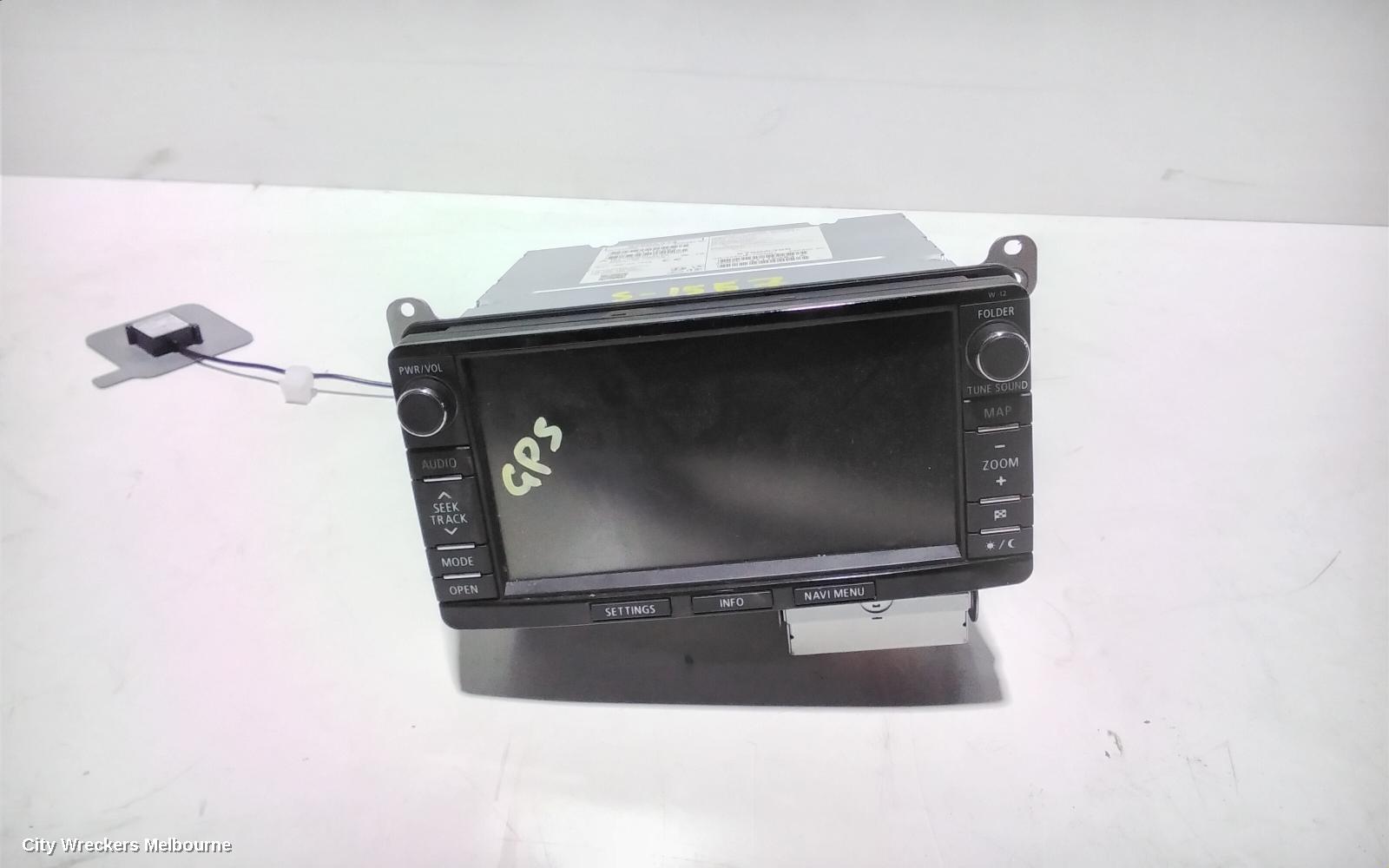 MITSUBISHI OUTLANDER RADIO/CD/DVD/SAT/TV, DISPLAY/HEAD UNIT, SAT NAV TYPE, W-12, ZJ-ZK, 07/2013 - 07/2016 - Image 1