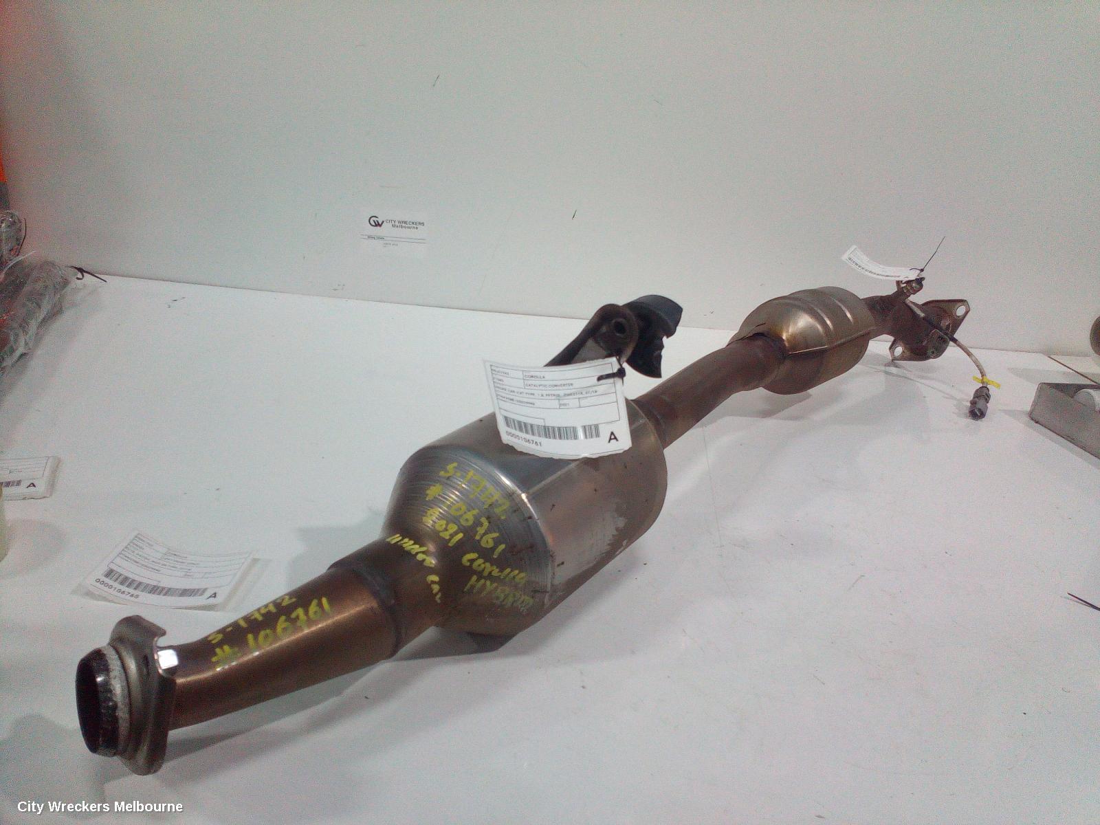 TOYOTA COROLLA CATALYTIC CONVERTER, UNDER CAR-CAT TYPE, 1.8, PETROL, ZWE211R, 07/2018 ONWARDS - Image 1