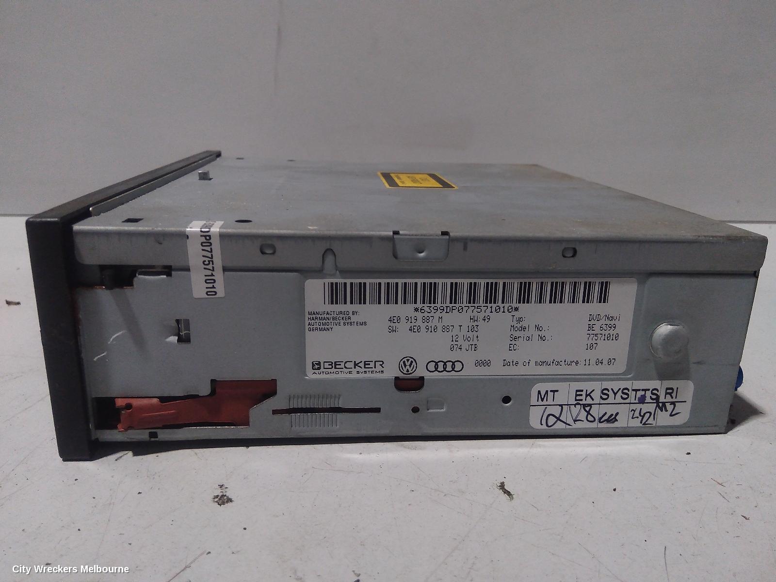 AUDI Q7 RADIO/CD/DVD/SAT/TV, DVD NAVIGATION UNIT, 4L, 09/2006 - 04/2011 - Image 2