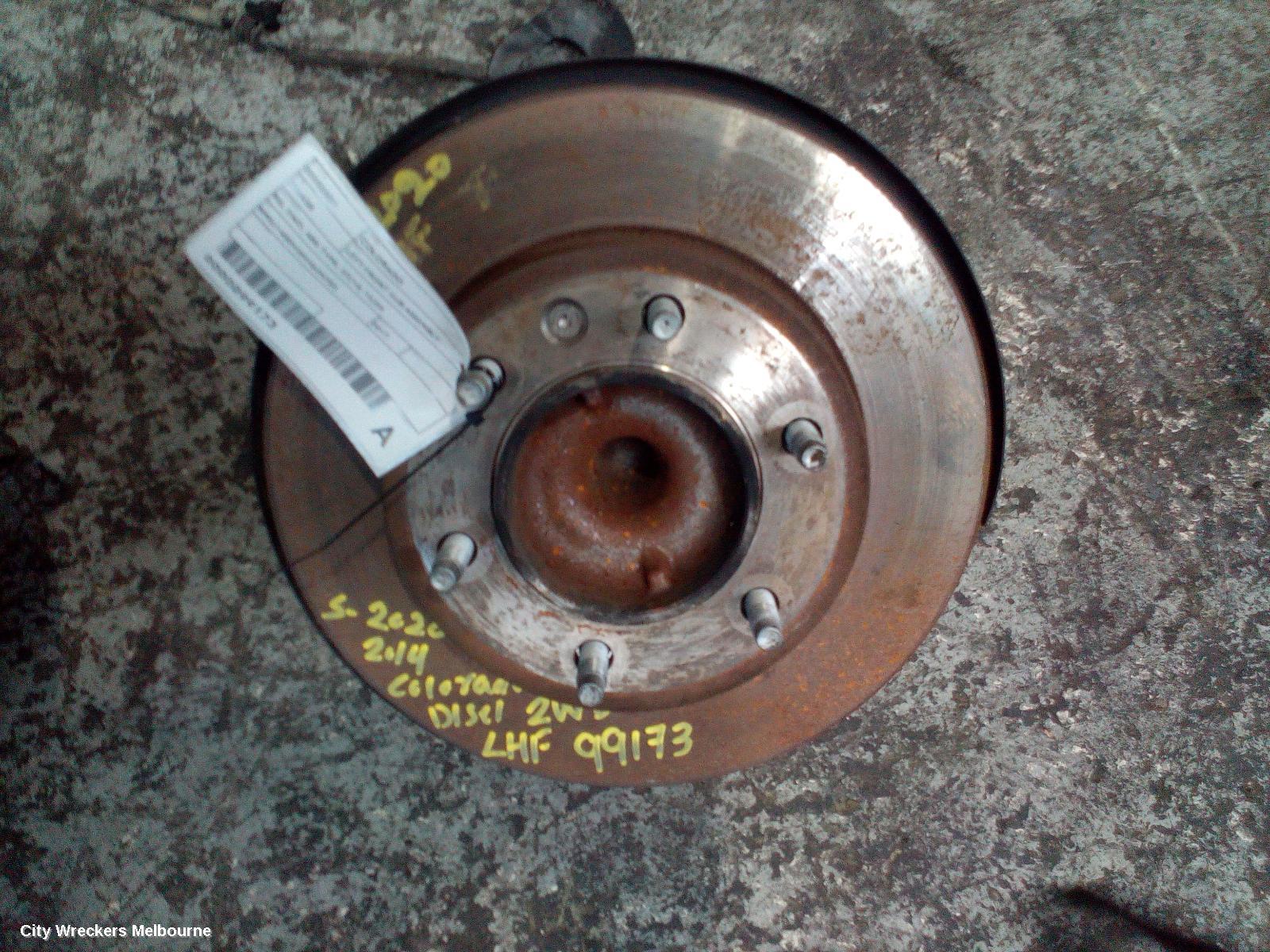 HOLDEN COLORADO LEFT FRONT HUB ASSEMBLY, RG, 2WD, ABS TYPE, 07/2016 - 12/2020 - Image 1
