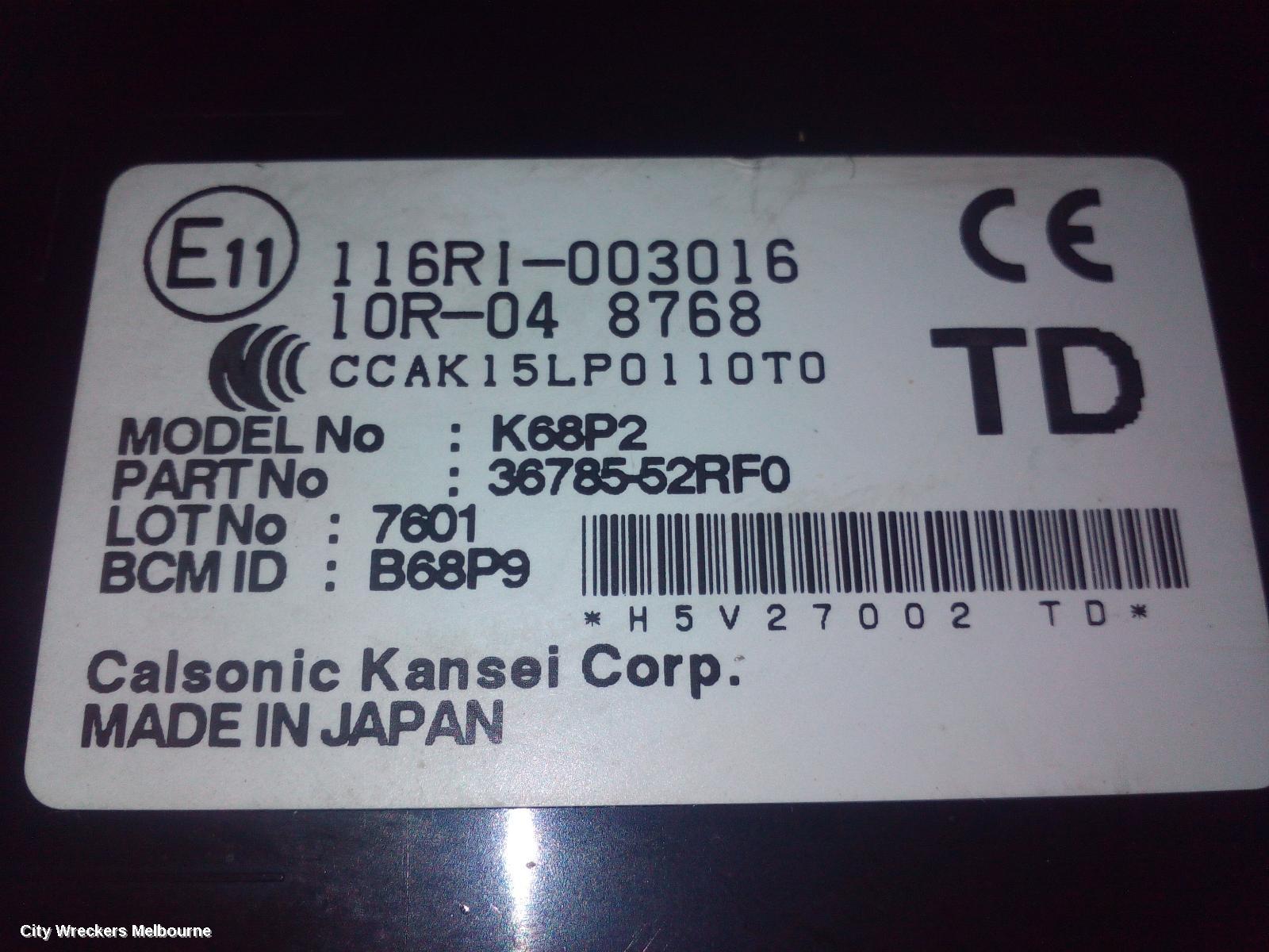 SUZUKI SWIFT ECU, ENGINE ECU, 1.2, PETROL, ECU ONLY, AZ, 04/2017 ONWARDS - Image 2