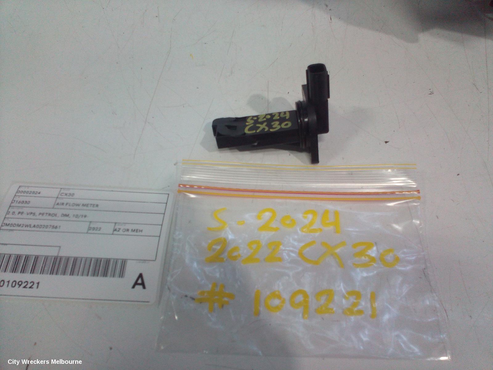 MAZDA CX30 AIR FLOW METER, 2.5, PY, PETROL, DM, 10/2019 ONWARDS - Image 2