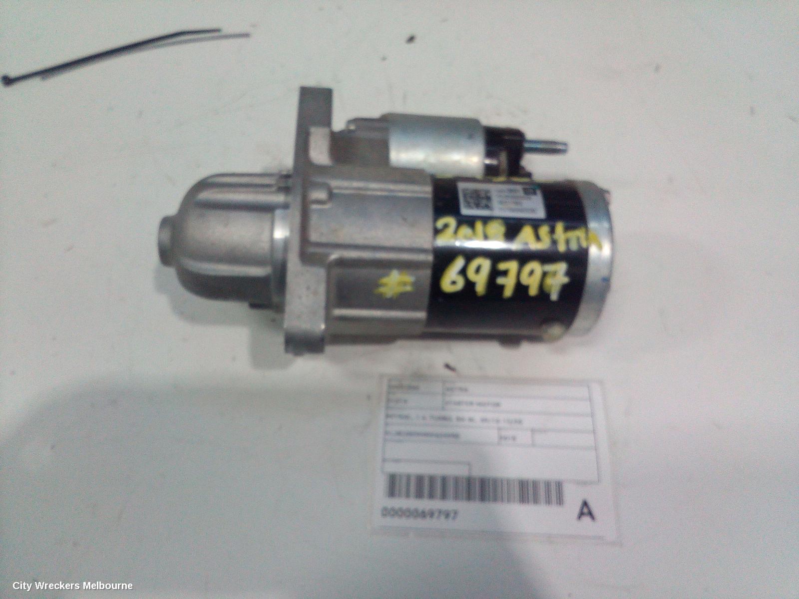 HOLDEN ASTRA STARTER, PETROL, 1.4, TURBO, BK-BL, 09/2016 - 12/2020 - Image 3