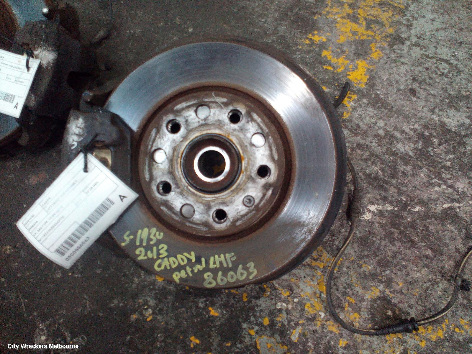 VOLKSWAGEN CADDY LEFT FRONT HUB ASSEMBLY, 2K, ABS TYPE, 12/2004 - 06/2015 - Image 1