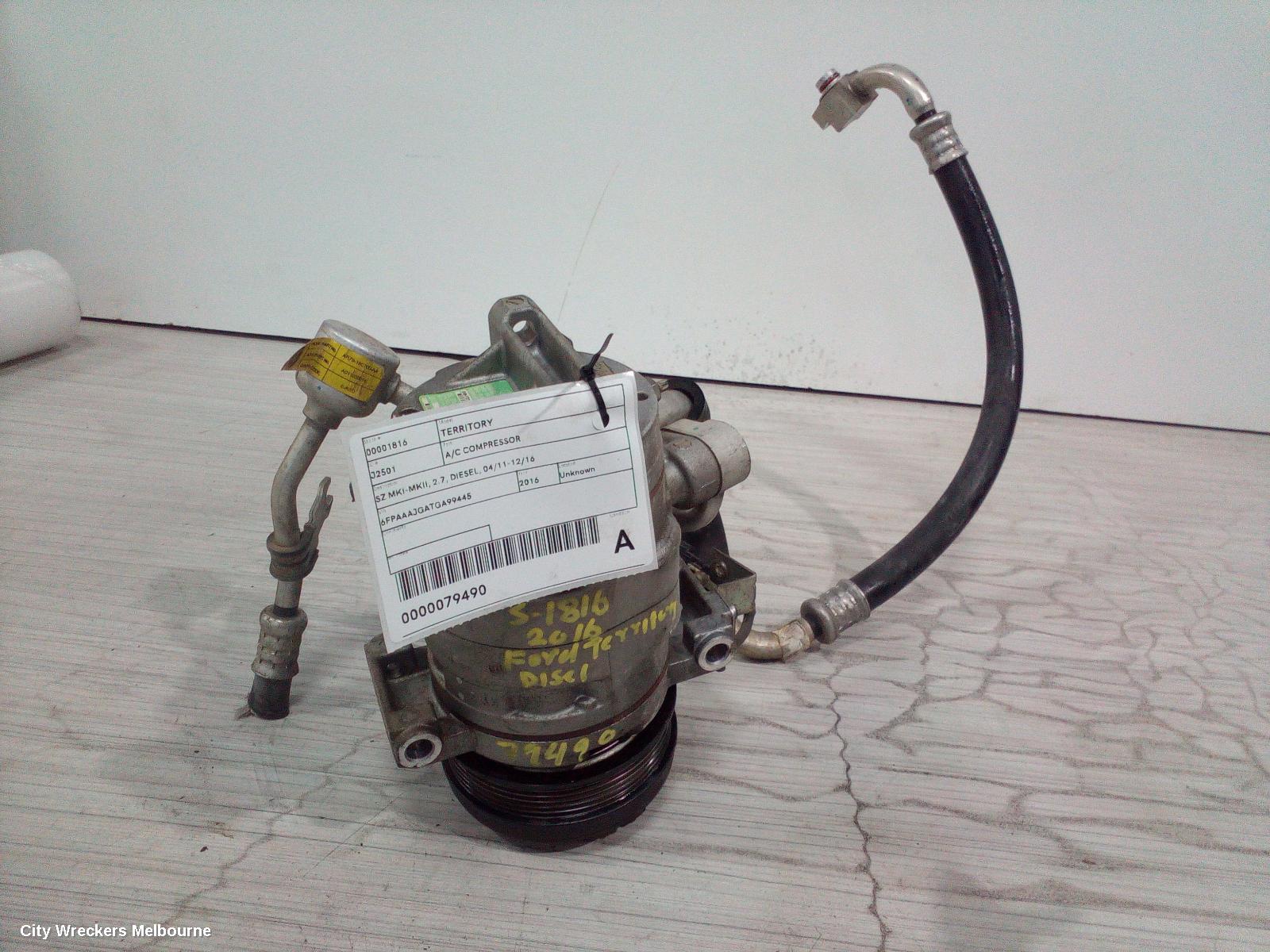 FORD TERRITORY A/C COMPRESSOR, SZ MKI-MKII, 2.7, DIESEL, 04/2011 - 12/2016 - Image 2