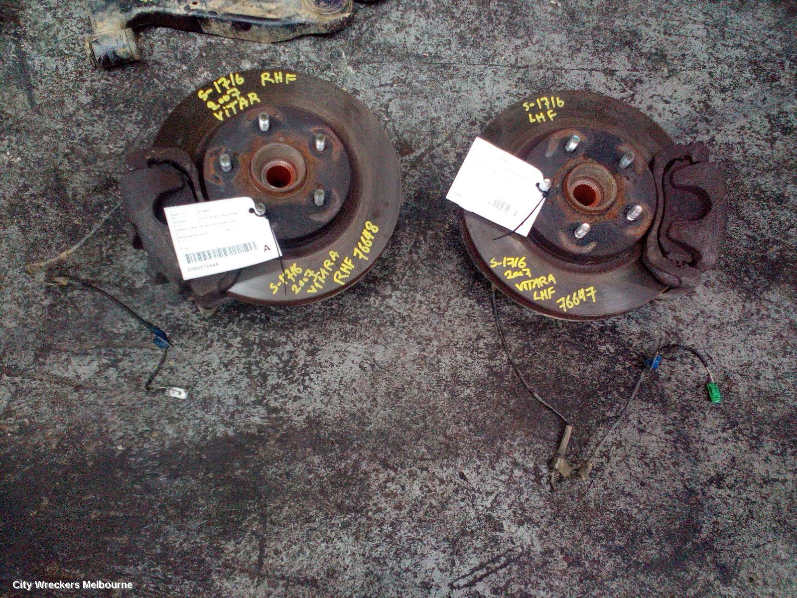 SUZUKI VITARA LEFT FRONT HUB ASSEMBLY, GRAND VITARA, JB, ABS TYPE, 04/2005 - 09/2008 - Image 2