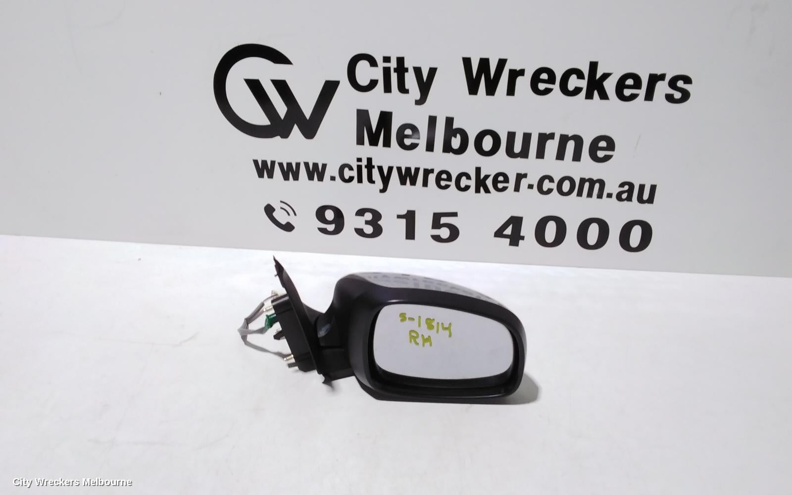 SUZUKI SWIFT RIGHT DOOR MIRROR, RS415/RS416, NON INDICATOR, 5 WIRE TYPE, MIRROR ON HEAD #011115, 09/2004 - 02/2011 - Image 1