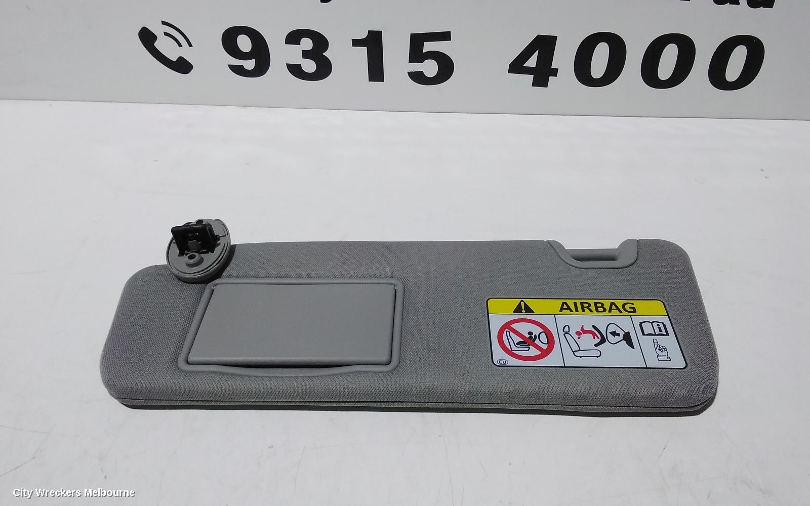 TOYOTA KLUGER SUNVISOR, GSU50/GSU55, LH SIDE, 03/2014 - 02/2021 - Image 2