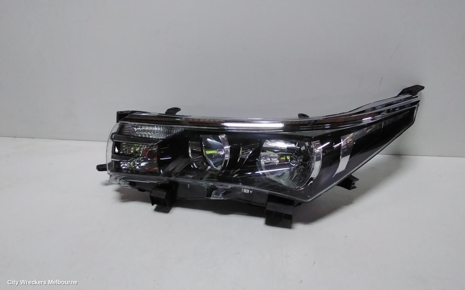 TOYOTA COROLLA LEFT HEADLAMP, ZRE172R, SEDAN, ASCENT/SX, HALOGEN TYPE, 12/2013 - 10/2016 - Image 1