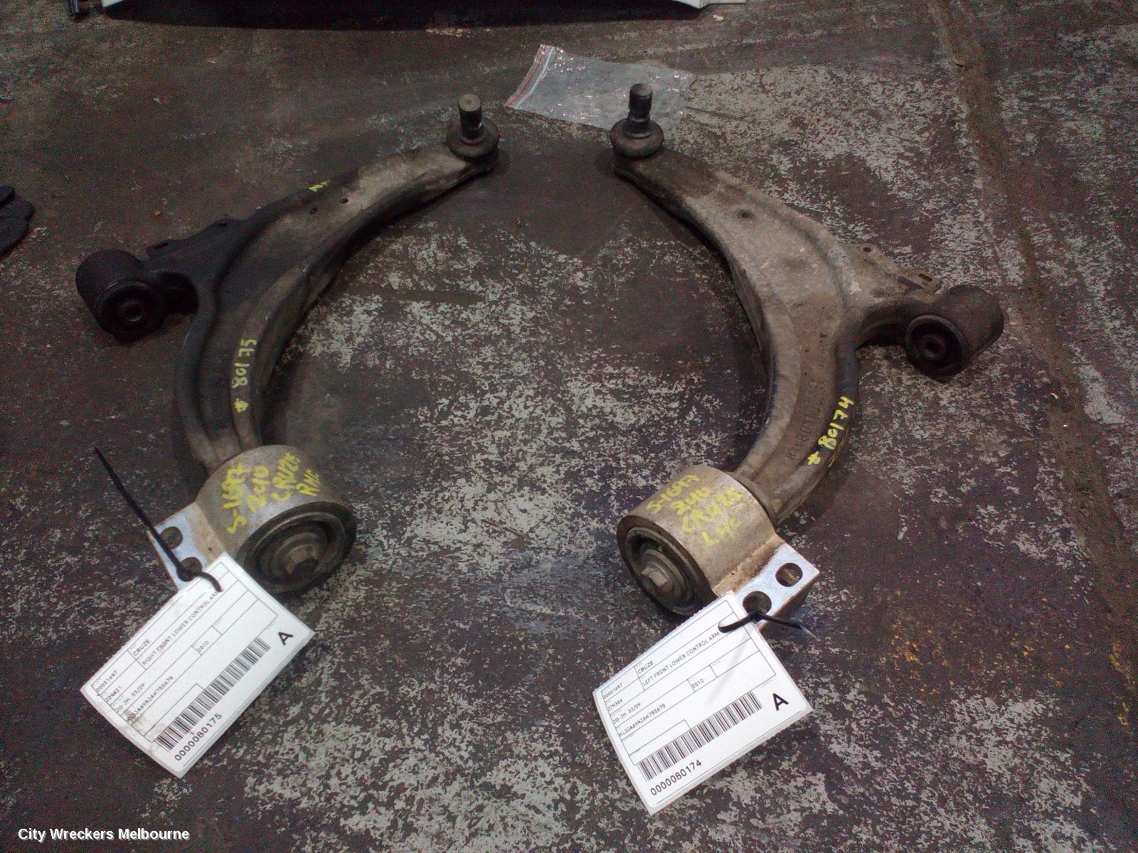HOLDEN CRUZE LEFT FRONT LOWER CONTROL ARM, JG-JH, 03/2009 ONWARDS - Image 2