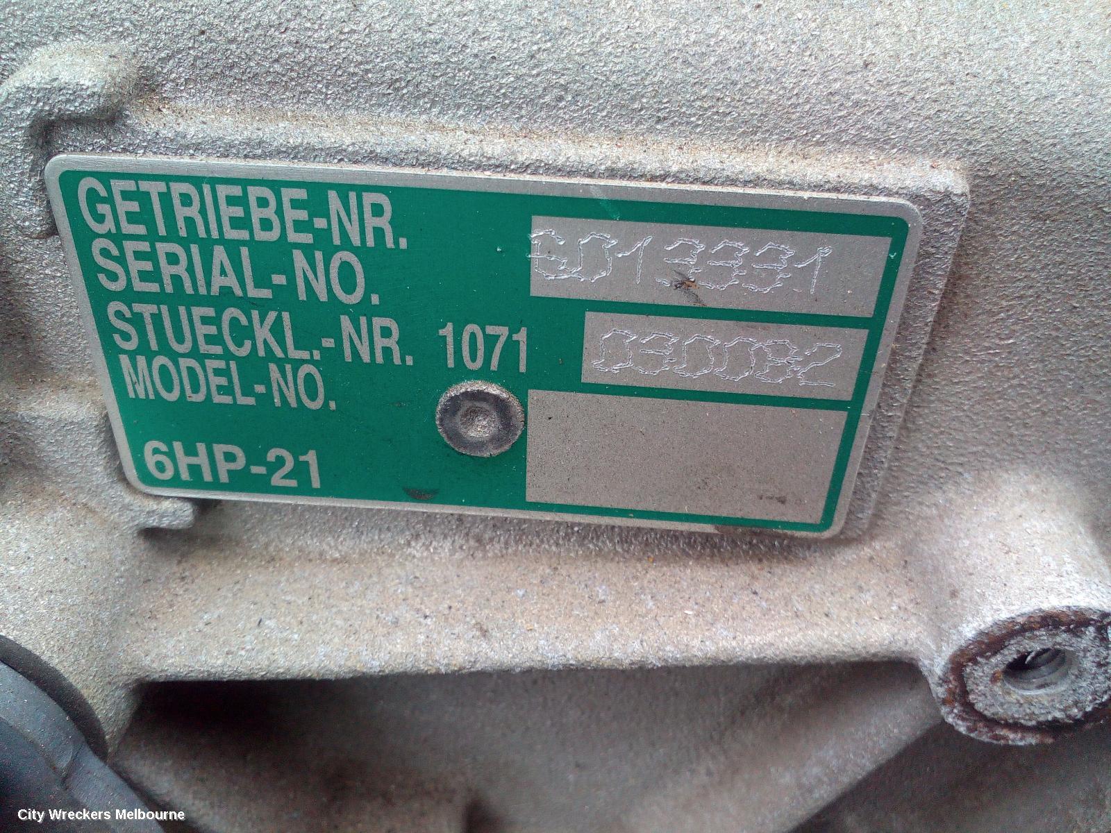 BMW 3 SERIES TRANS/GEARBOX, AUTO, DIESEL, 2.0, 320D, TURBO, M47N2/N47/N47N, E90/E91/E92/E93, GA6HP19Z CODE, 03/2005 - 09/2013 - Image 3