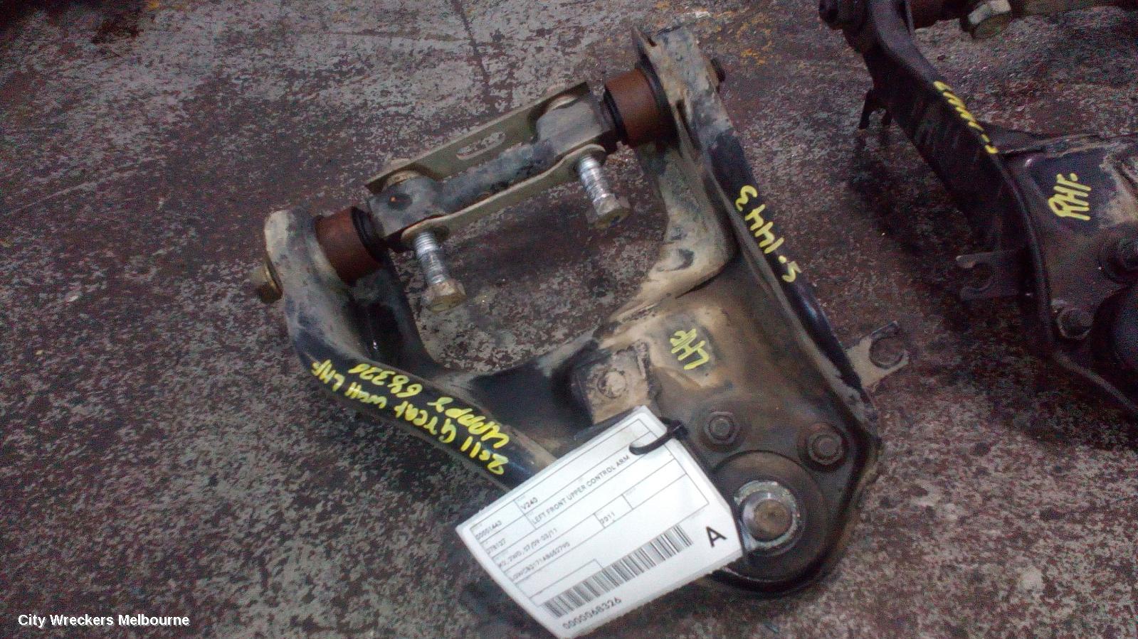 GREAT WALL V200/V240 LEFT FRONT UPPER CONTROL ARM, K2, 07/2009 - 01/2015 - Image 1