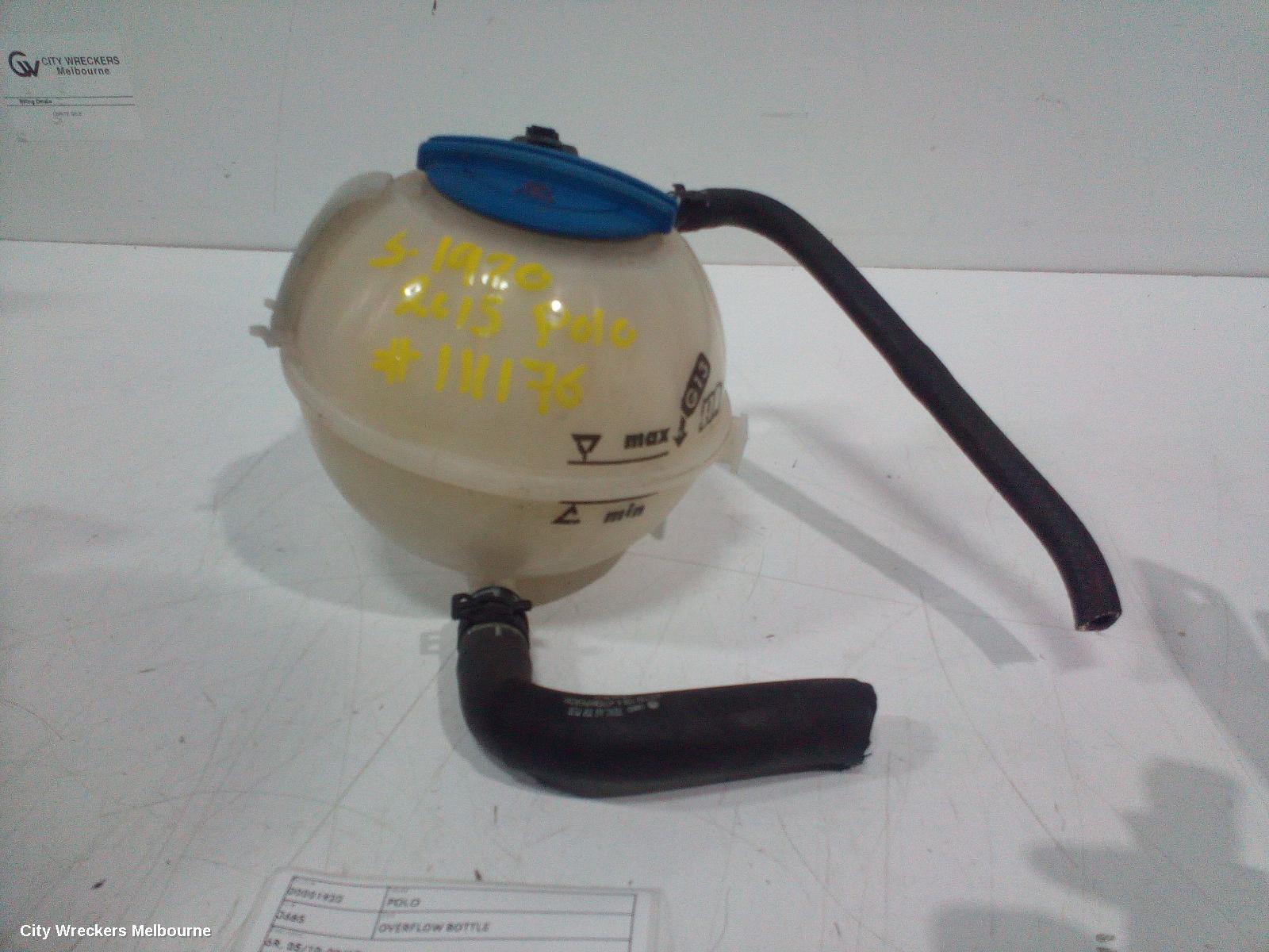 VOLKSWAGEN POLO OVERFLOW BOTTLE, 6R, 05/2010 - 09/2017 - Image 2