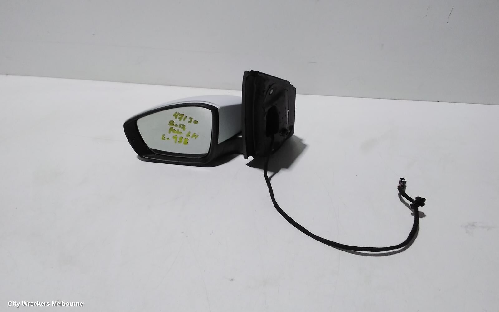 VOLKSWAGEN POLO LEFT DOOR MIRROR, 6R, HEATED TYPE, 05/2014 - 09/2017 - Image 1