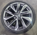 TOYOTA COROLLA WHEEL MAG, E210, FACTORY, 18X8IN, 5 V SPOKE, BI-COLOUR, BLACK/SILVER, 07/2018 ONWARDS - Image 1